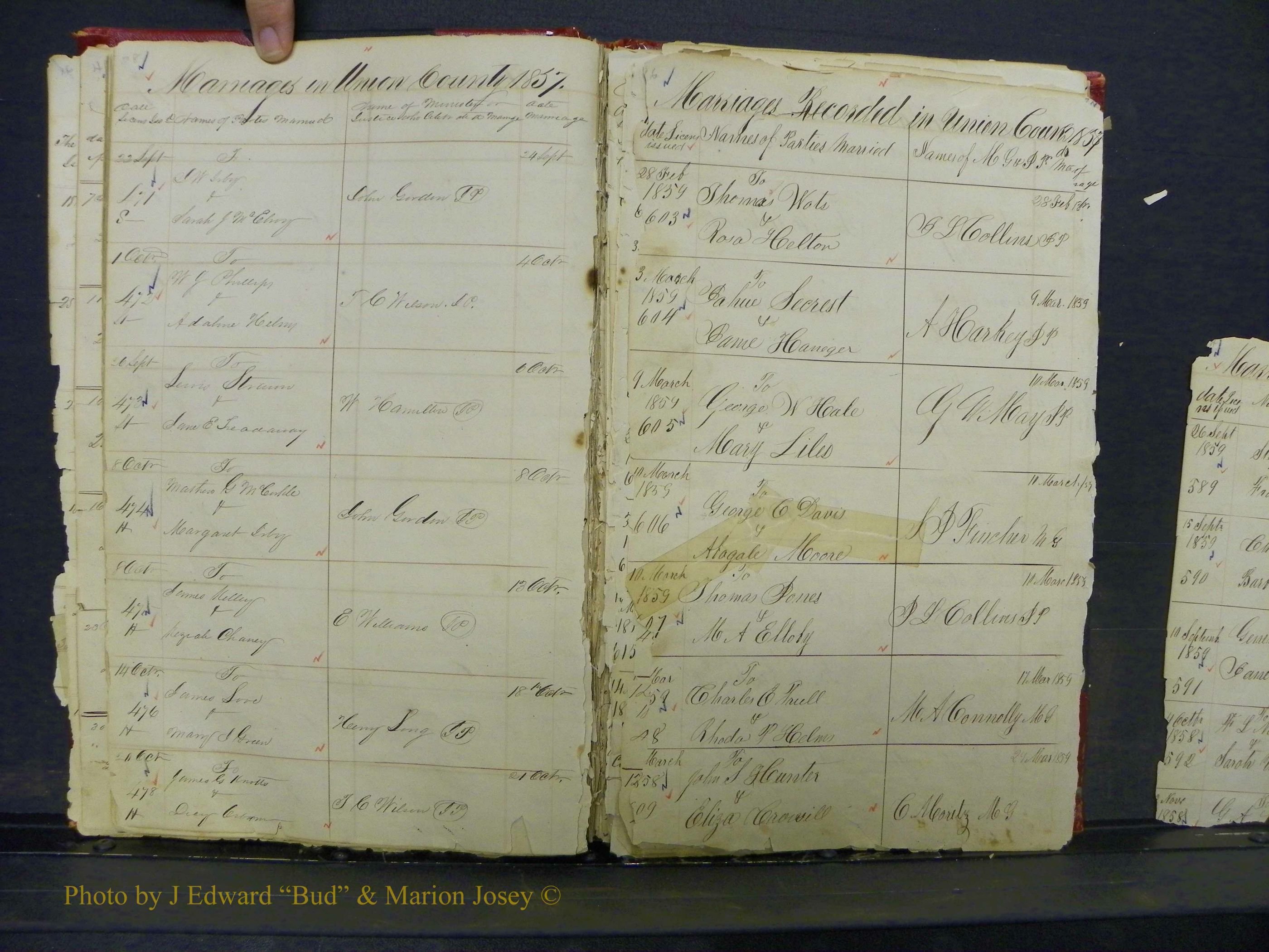 Union Co, NC Marriage Books 1, A-Z, 1851-1853 (42).JPG