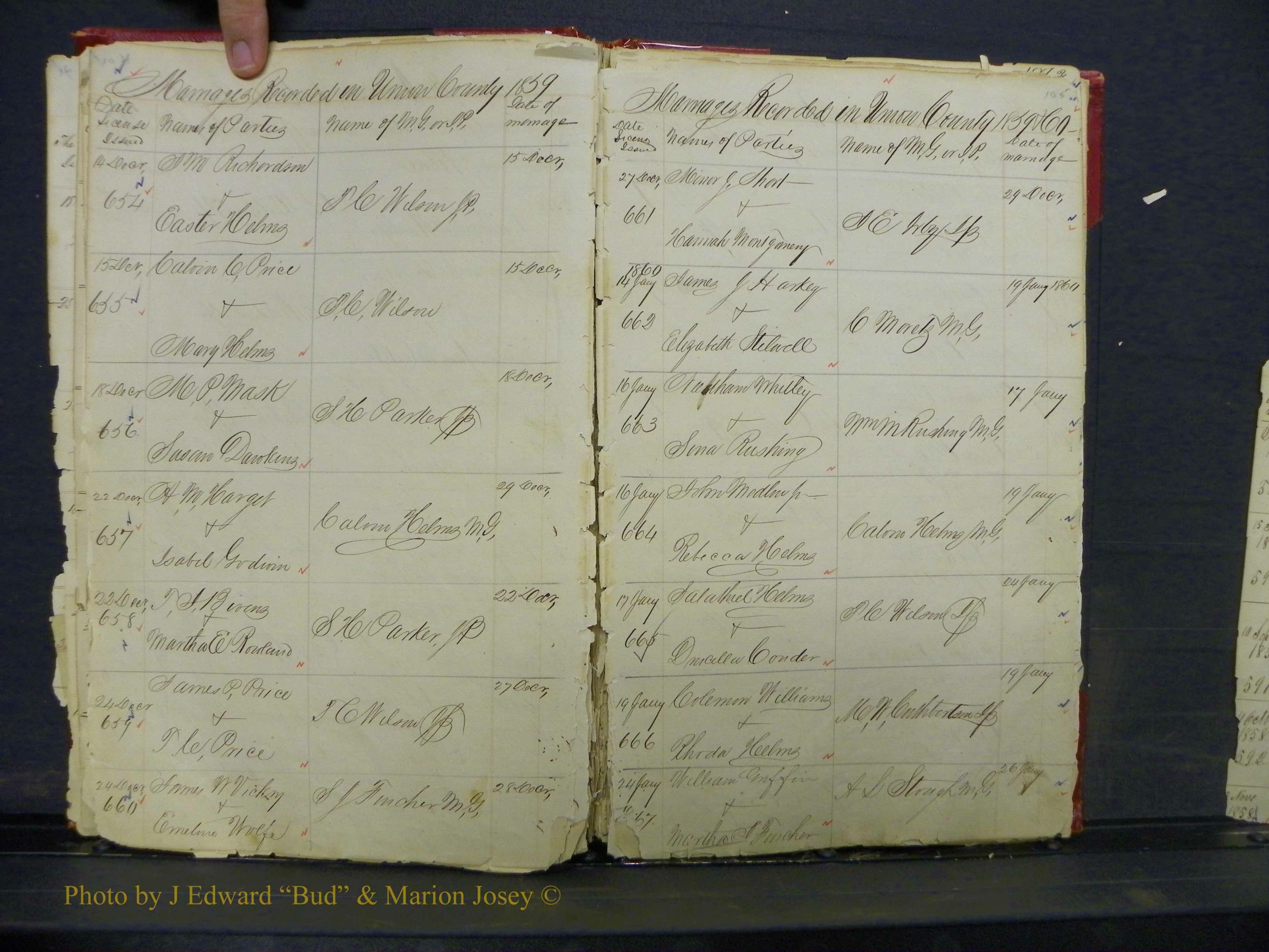 Union Co, NC Marriage Books 1, A-Z, 1851-1853 (48).JPG