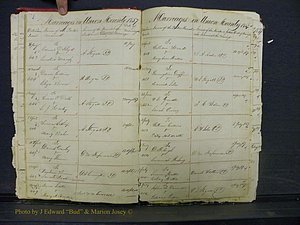 Union Co, NC Marriage Books 1, A-Z, 1851-1853 (39).JPG