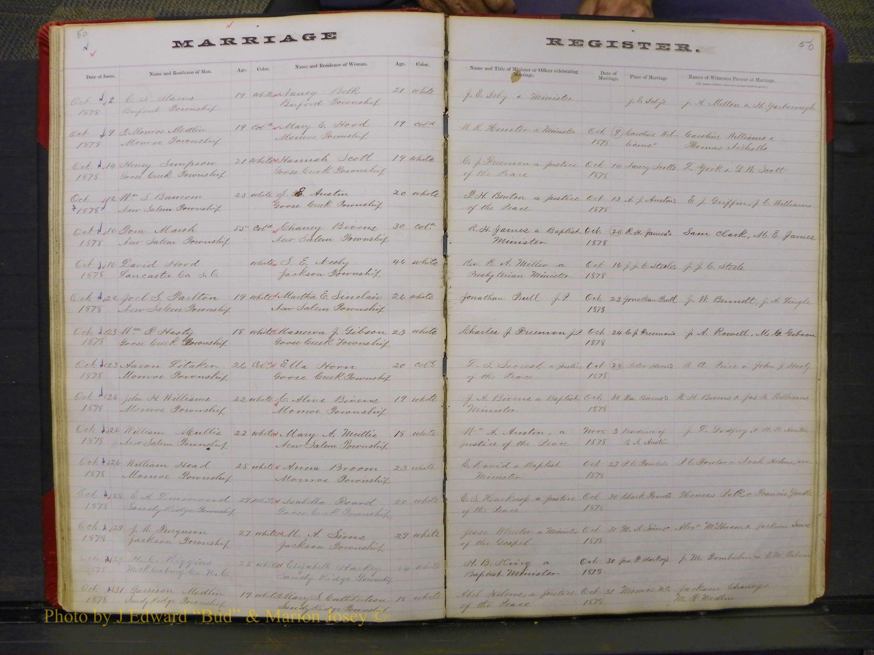 Union Co, NC Marriage Book 3, A-Z, 1873-1884 (51).JPG