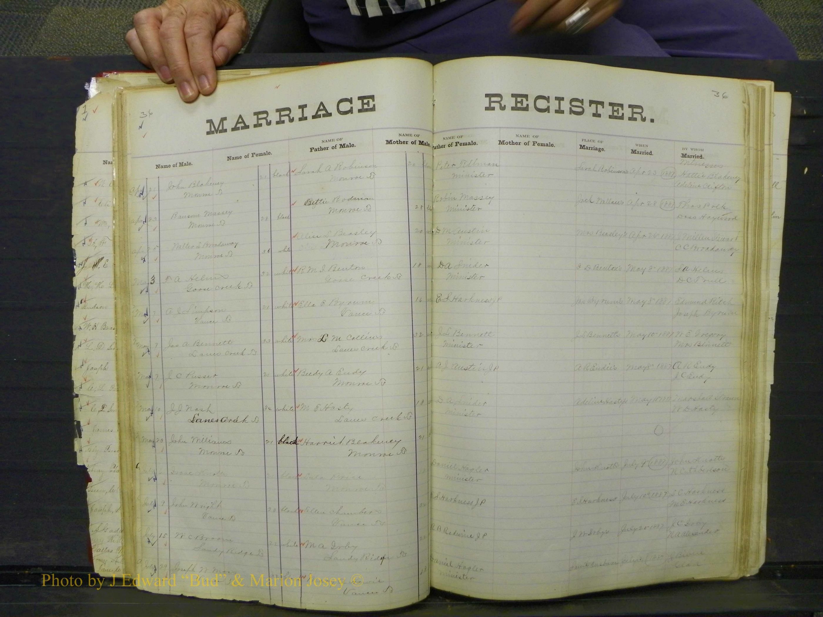 Union Co, NC Marriage Book 4, A-Z, 1870-1894 (40).JPG