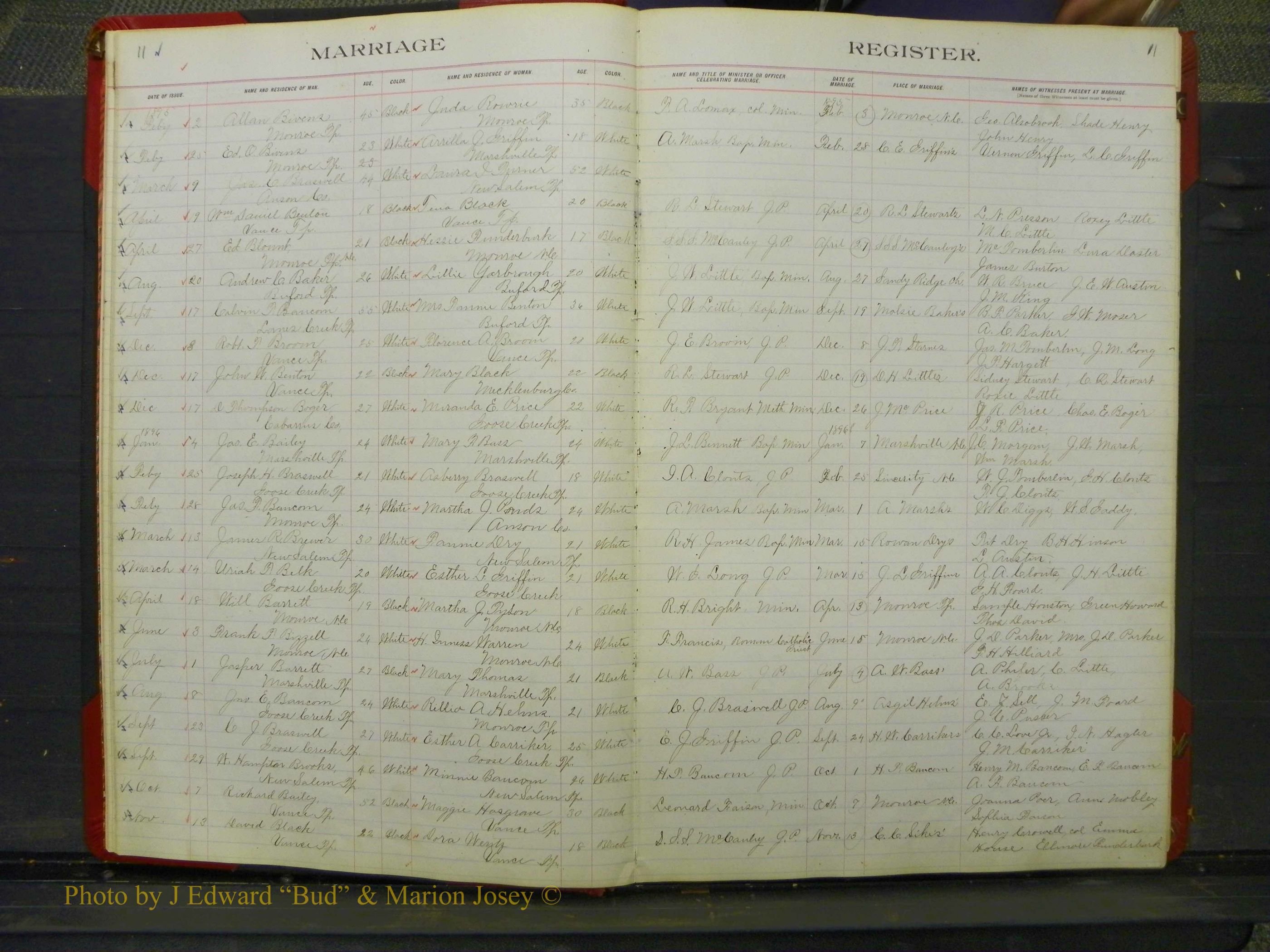 Union Co, NC Marriage Book 5, A-Z, 1890-1898 (7).JPG