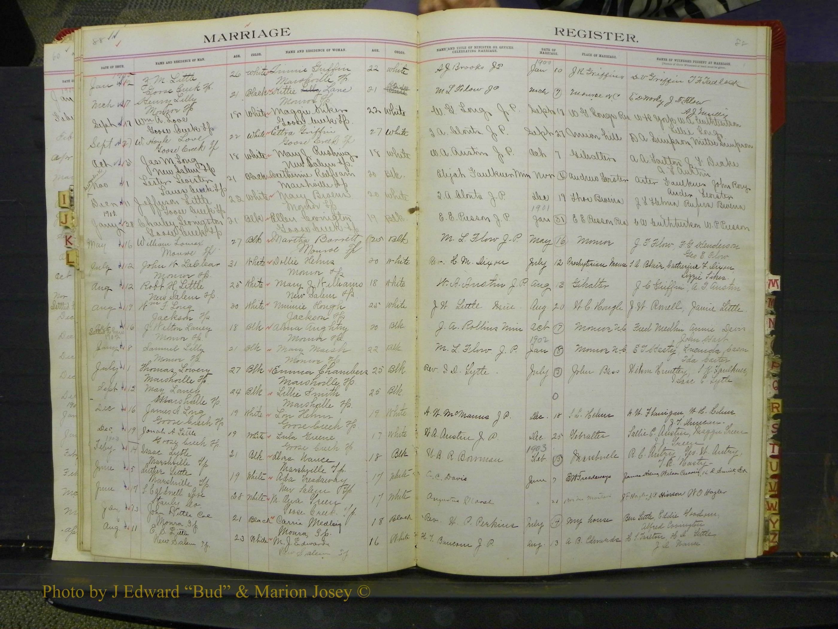 Union Co, NC Marriage Book 6, A-Z, 1898-1902 (38).JPG