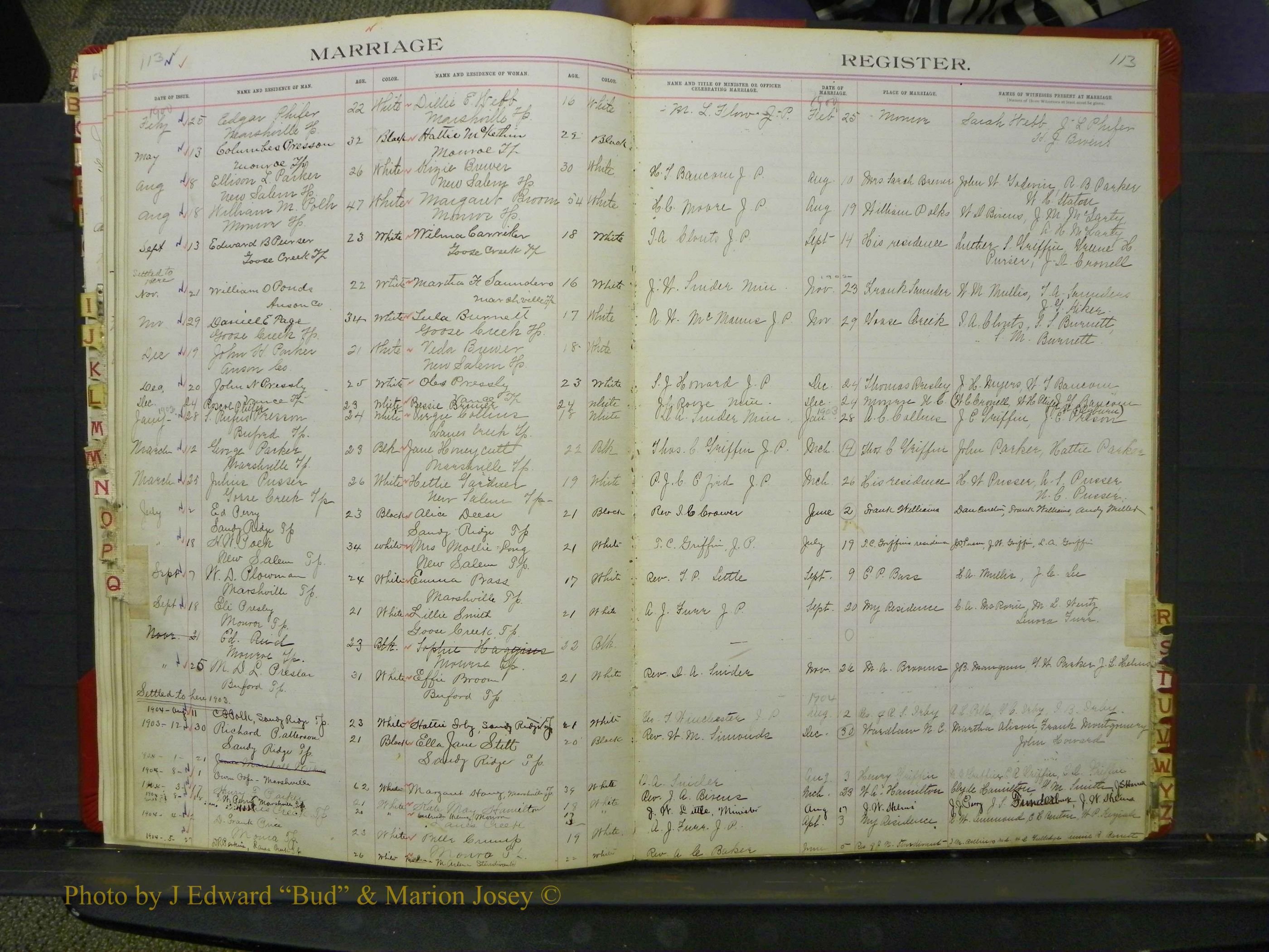 Union Co, NC Marriage Book 6, A-Z, 1898-1902 (50).JPG