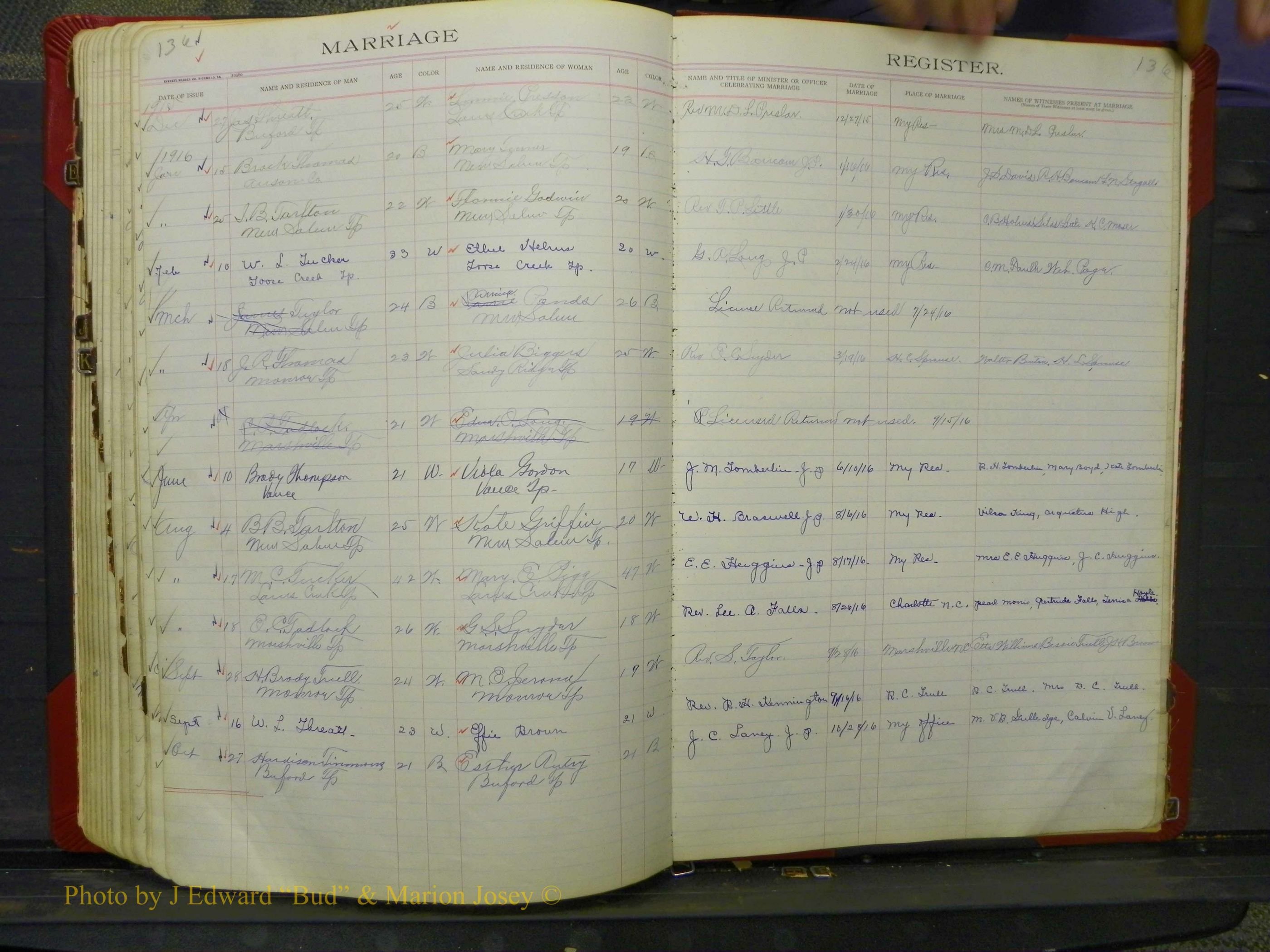 Union Co, NC Marriage Book 8, A-Z, 1914-1920 (124).JPG