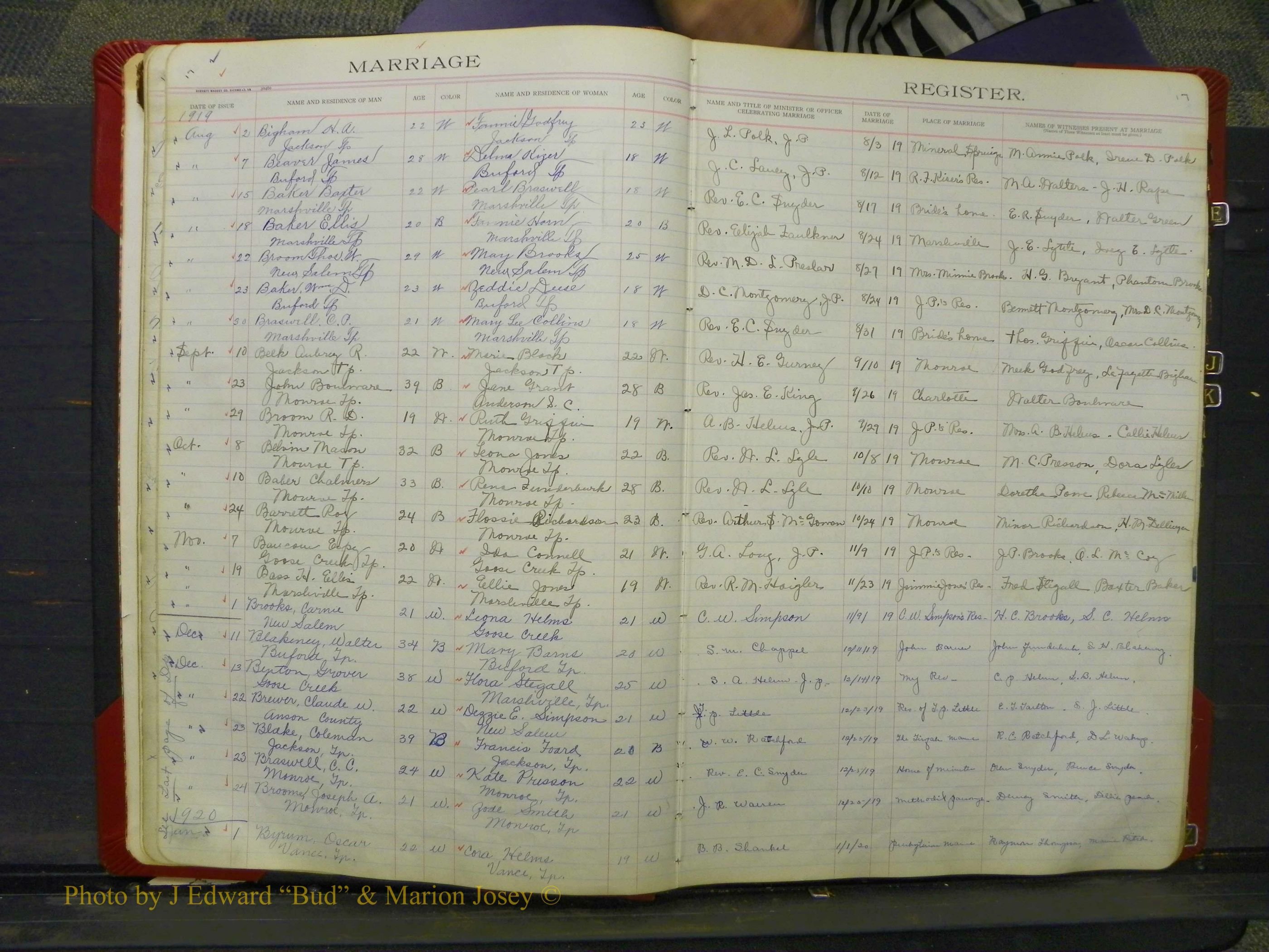 Union Co, NC Marriage Book 8, A-Z, 1914-1920 (17).JPG