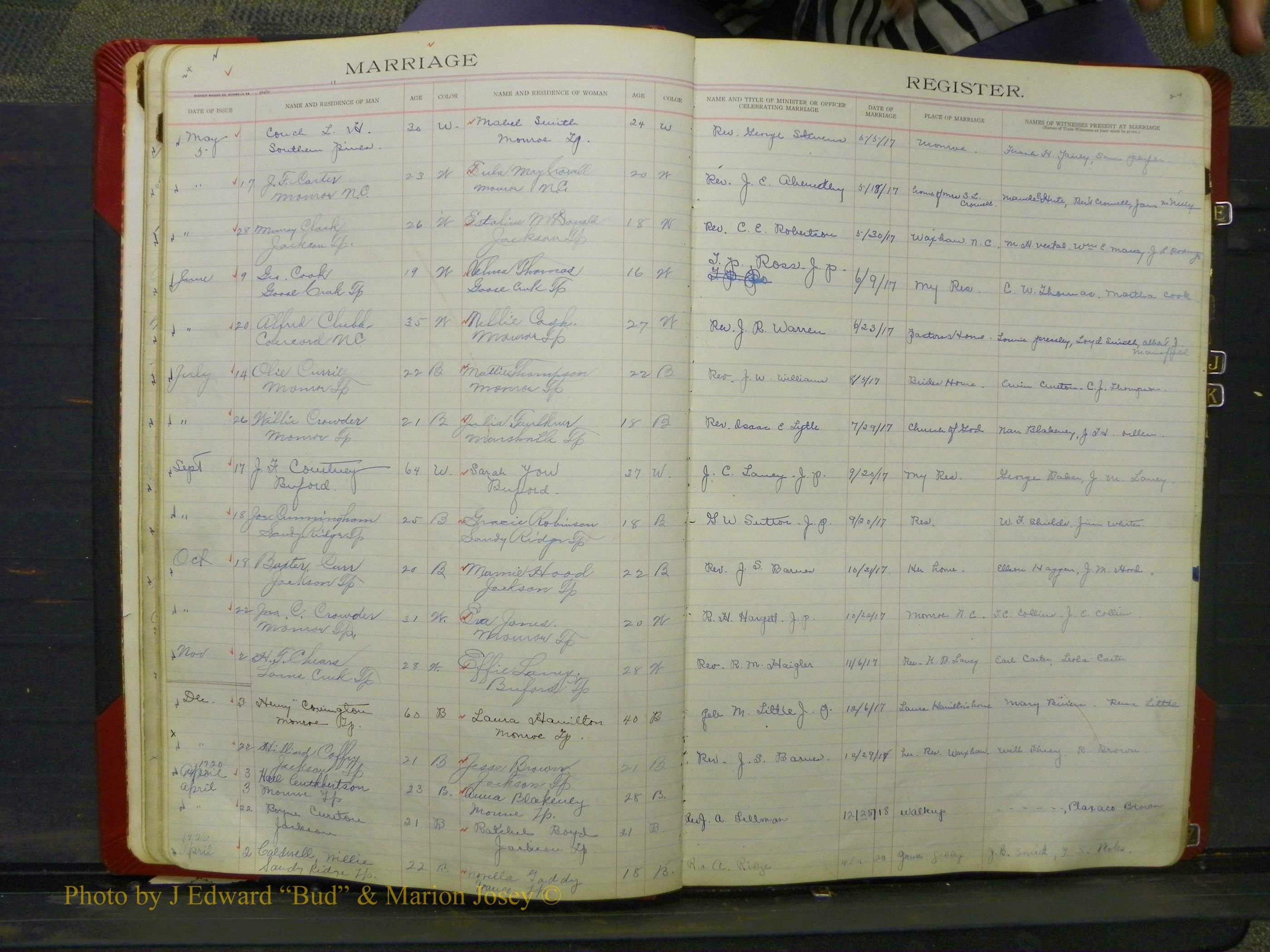 Union Co, NC Marriage Book 8, A-Z, 1914-1920 (24).JPG