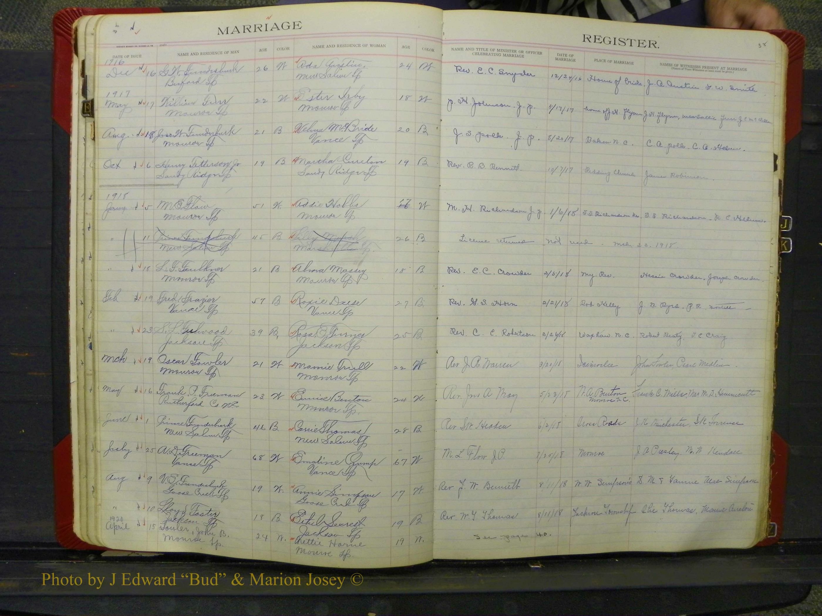 Union Co, NC Marriage Book 8, A-Z, 1914-1920 (38).JPG