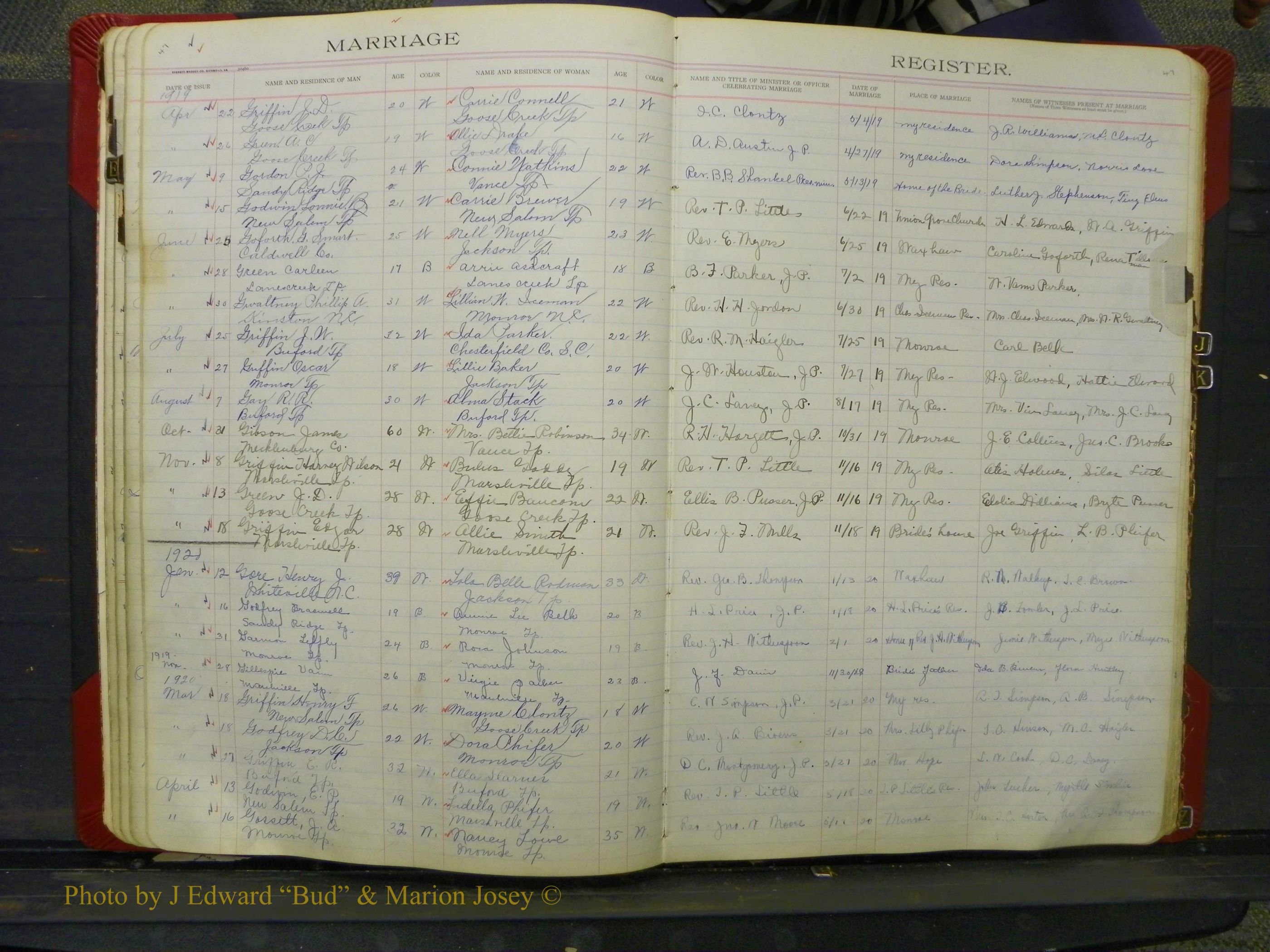 Union Co, NC Marriage Book 8, A-Z, 1914-1920 (47).JPG