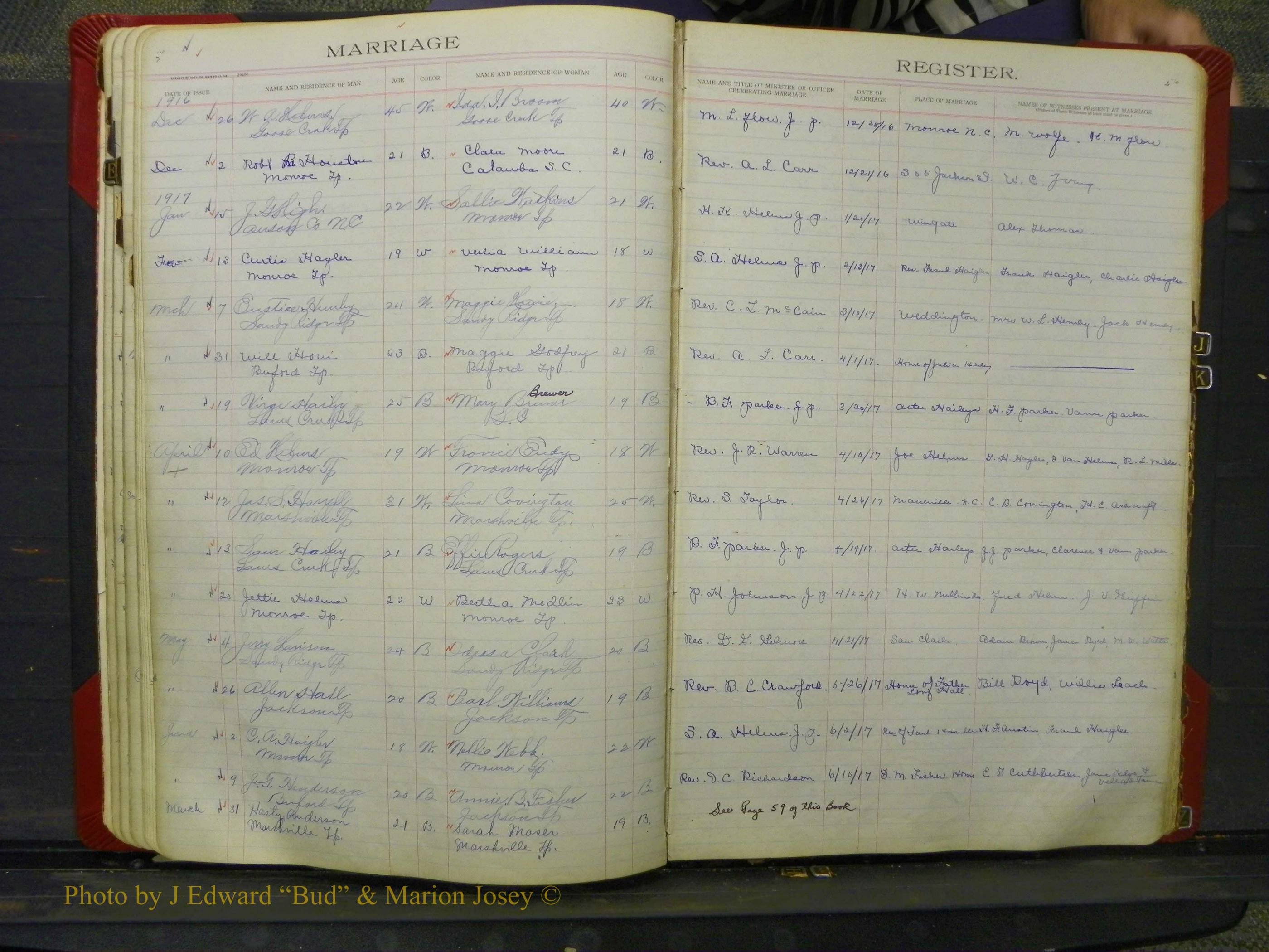 Union Co, NC Marriage Book 8, A-Z, 1914-1920 (57).JPG