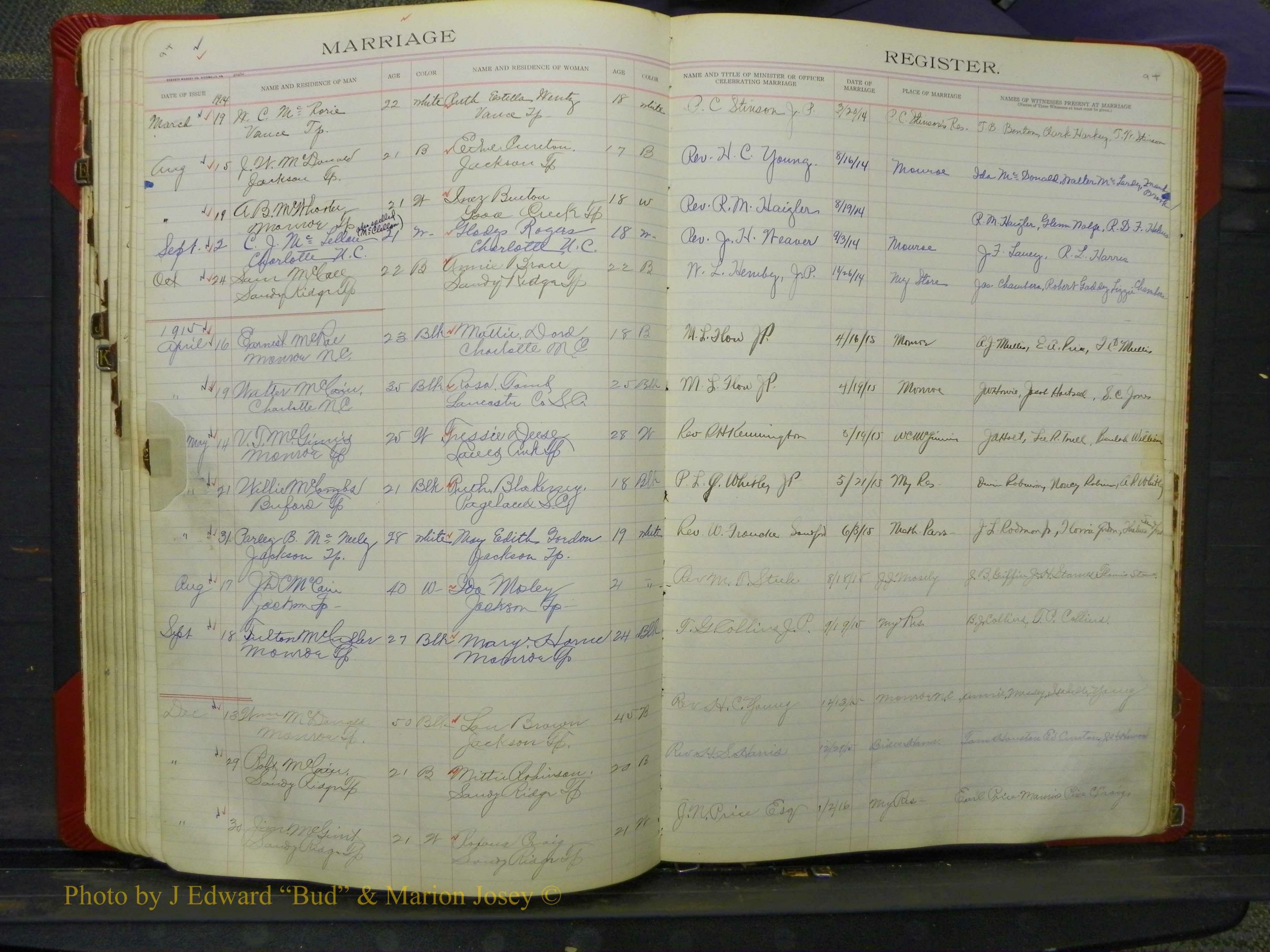 Union Co, NC Marriage Book 8, A-Z, 1914-1920 (86).JPG