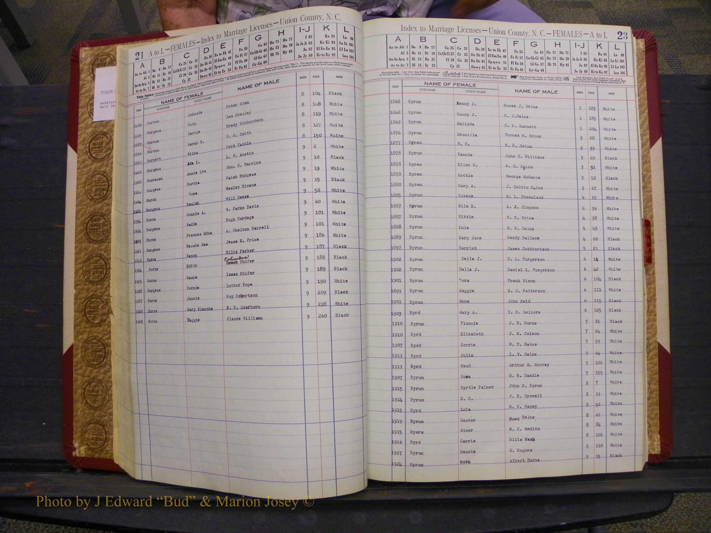 Union Co, NC Marriages Female Index, A-Z, 1842-1936 (35).JPG