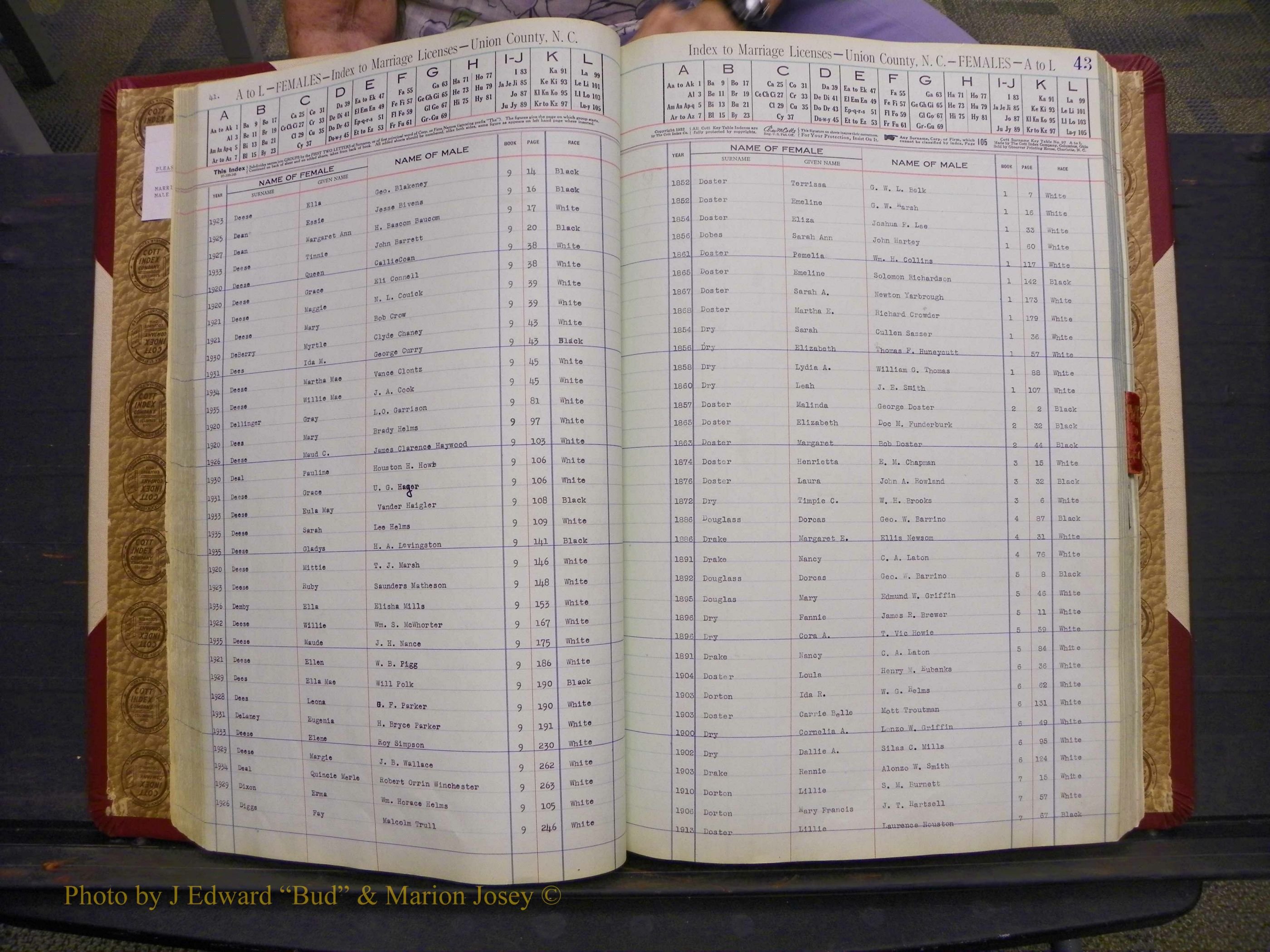 Union Co, NC Marriages Female Index, A-Z, 1842-1936 (59).JPG