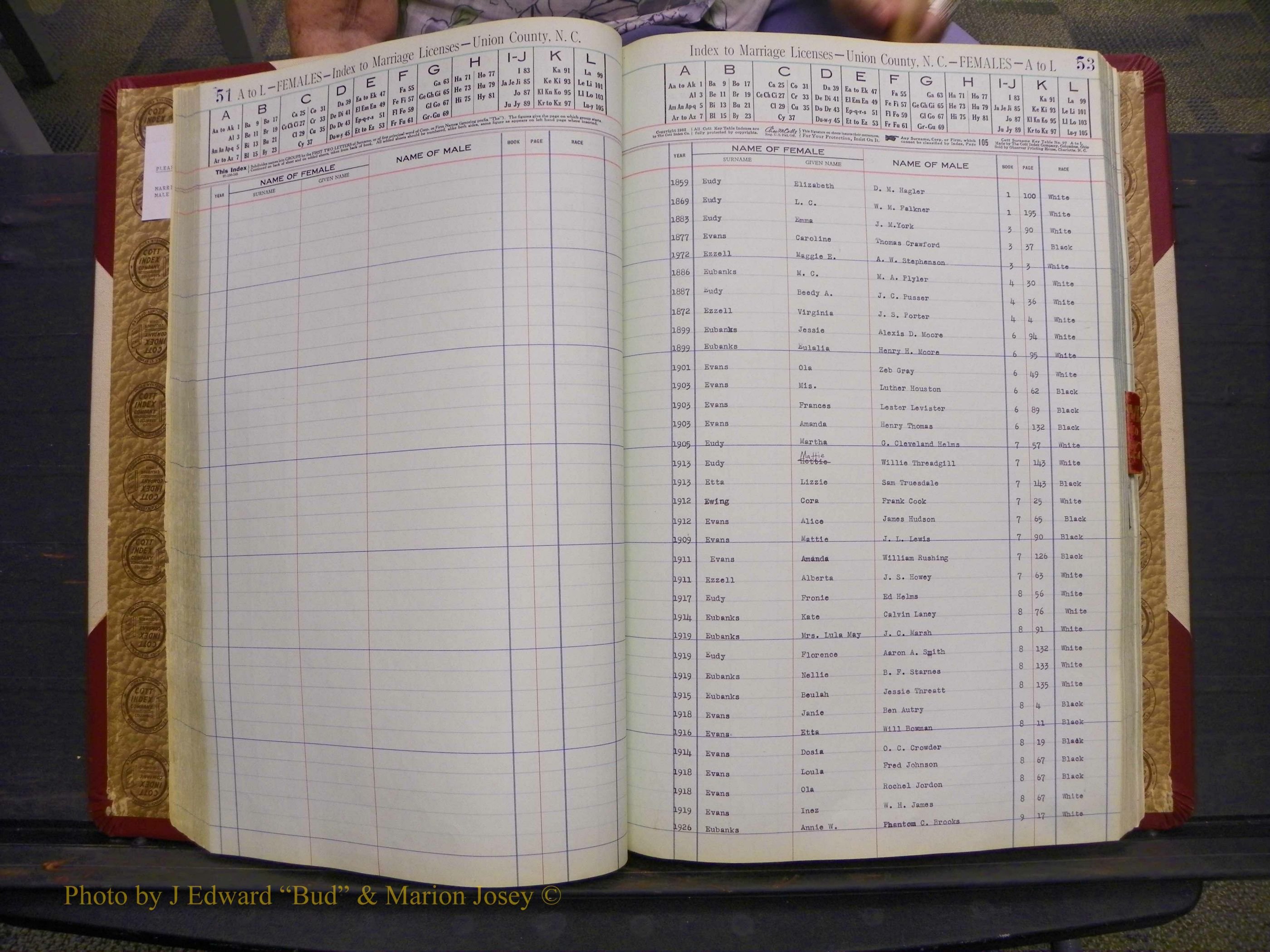 Union Co, NC Marriages Female Index, A-Z, 1842-1936 (65).JPG