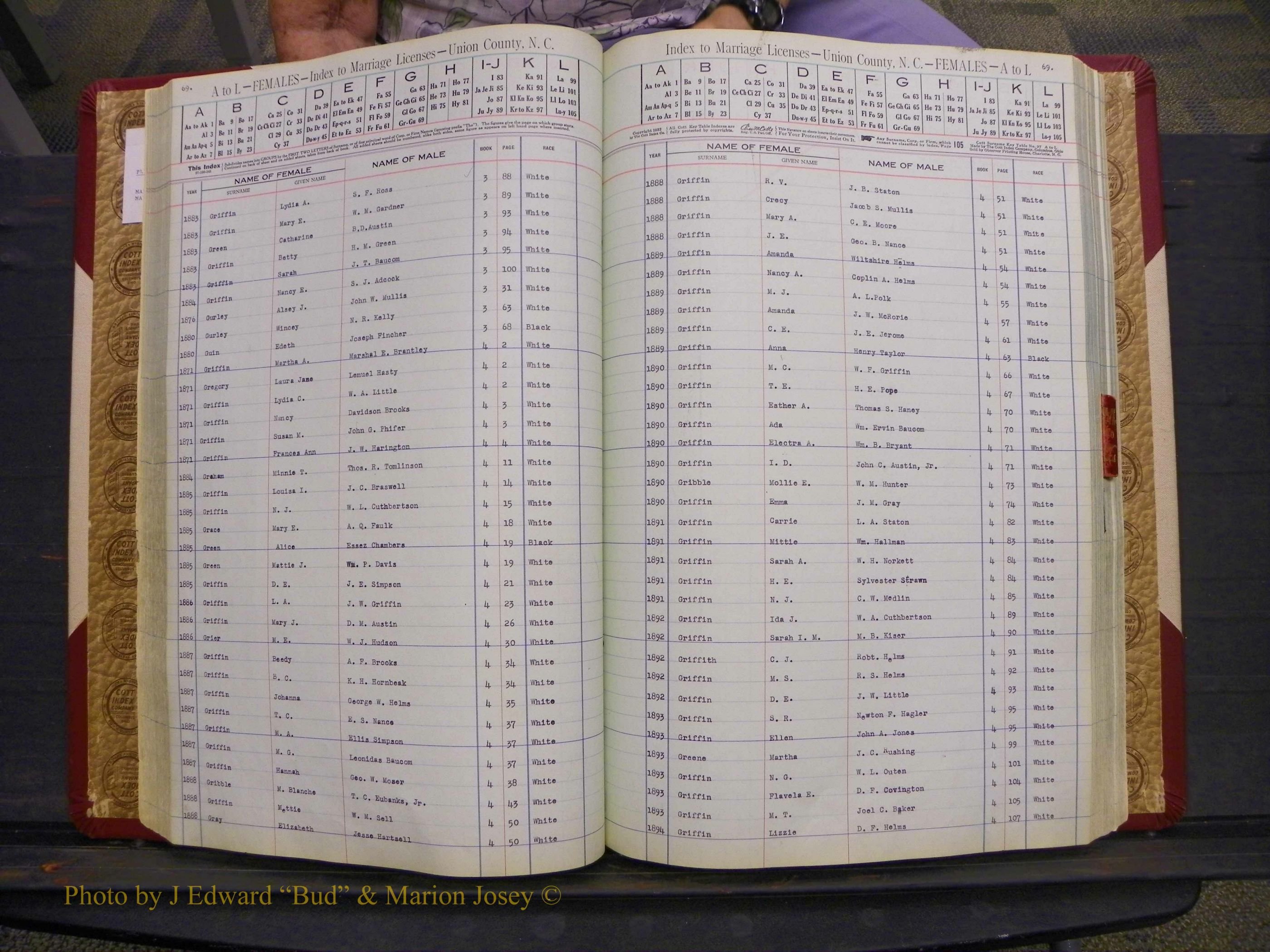 Union Co, NC Marriages Female Index, A-Z, 1842-1936 (81).JPG