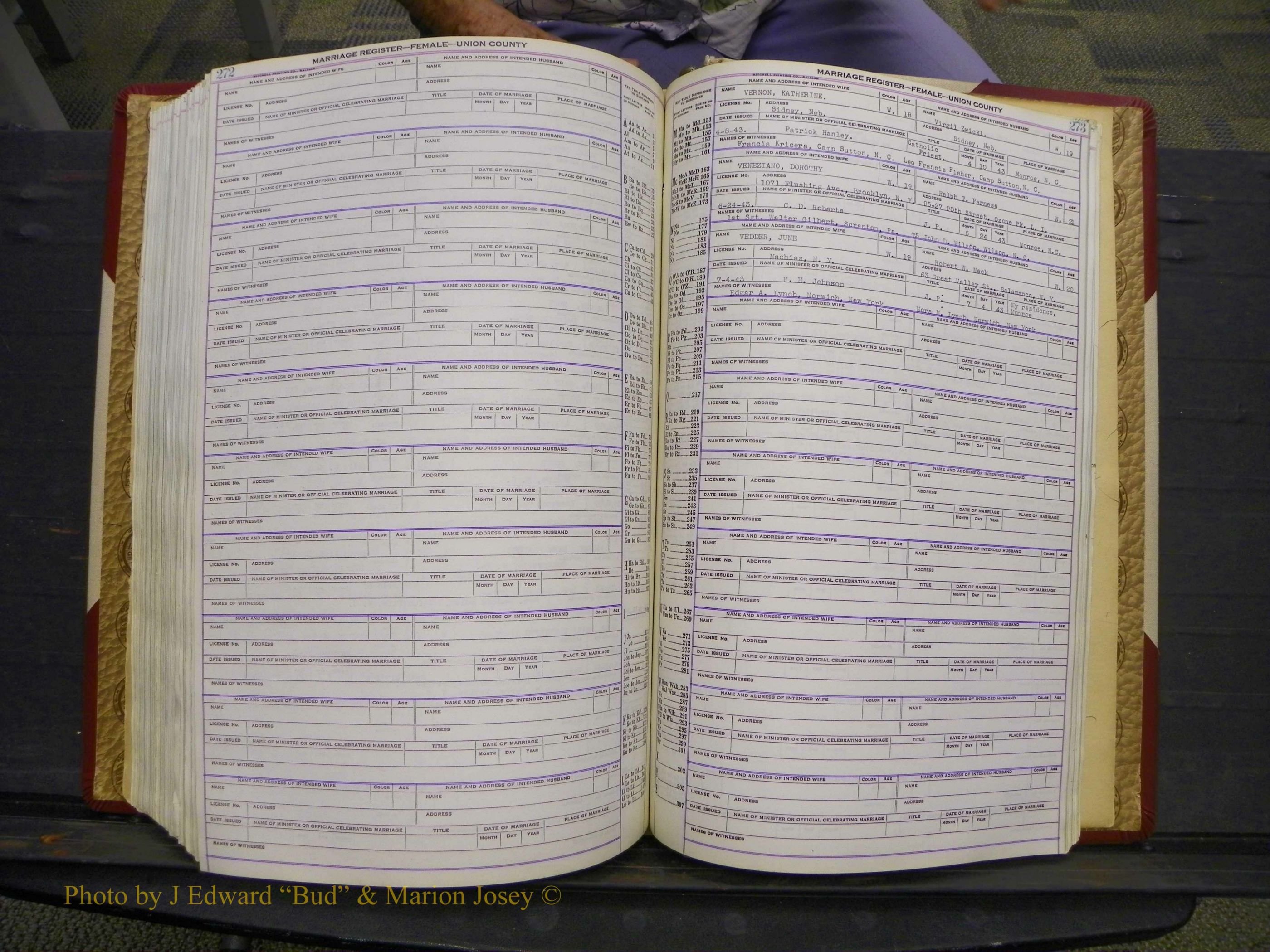 Union Co, NC Marriages Female Index, A-Z, 1937-1965 (337).JPG