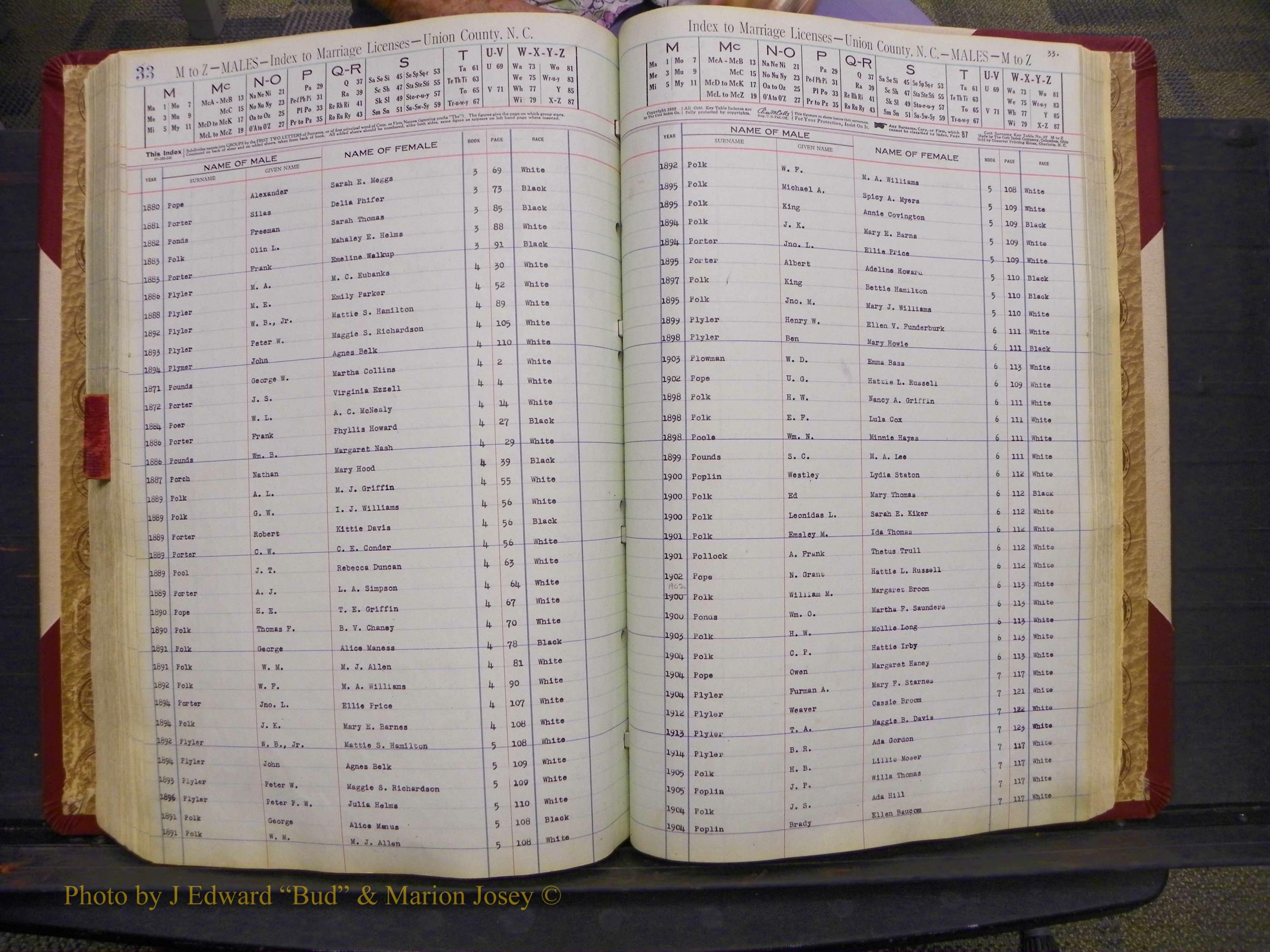 Union Co, NC Marriages Male Index, A-Z, 1842-1936 (185).JPG