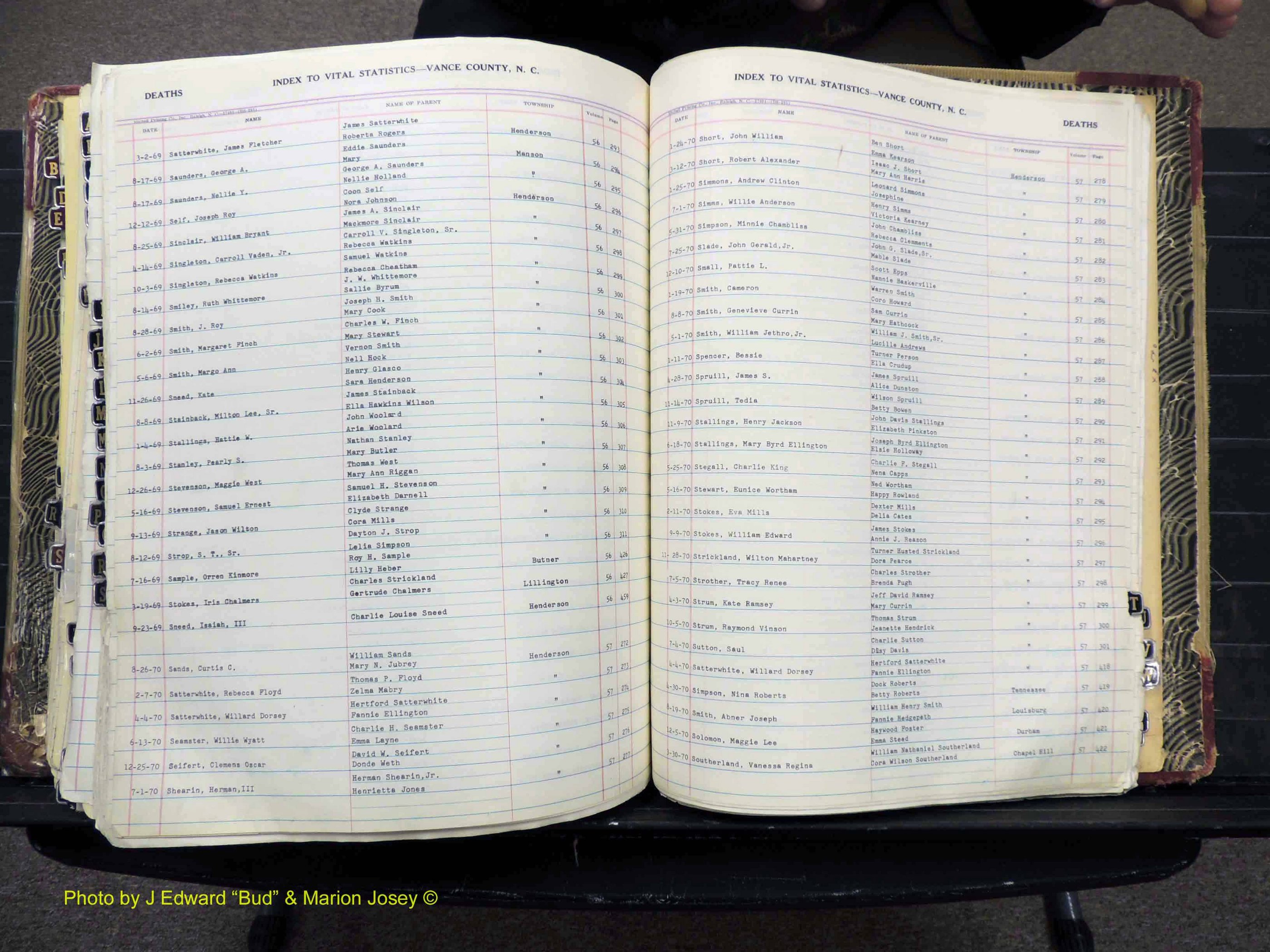 Vance Co, NC, Births & Deaths, A-Z, 1960-1974 (470).JPG