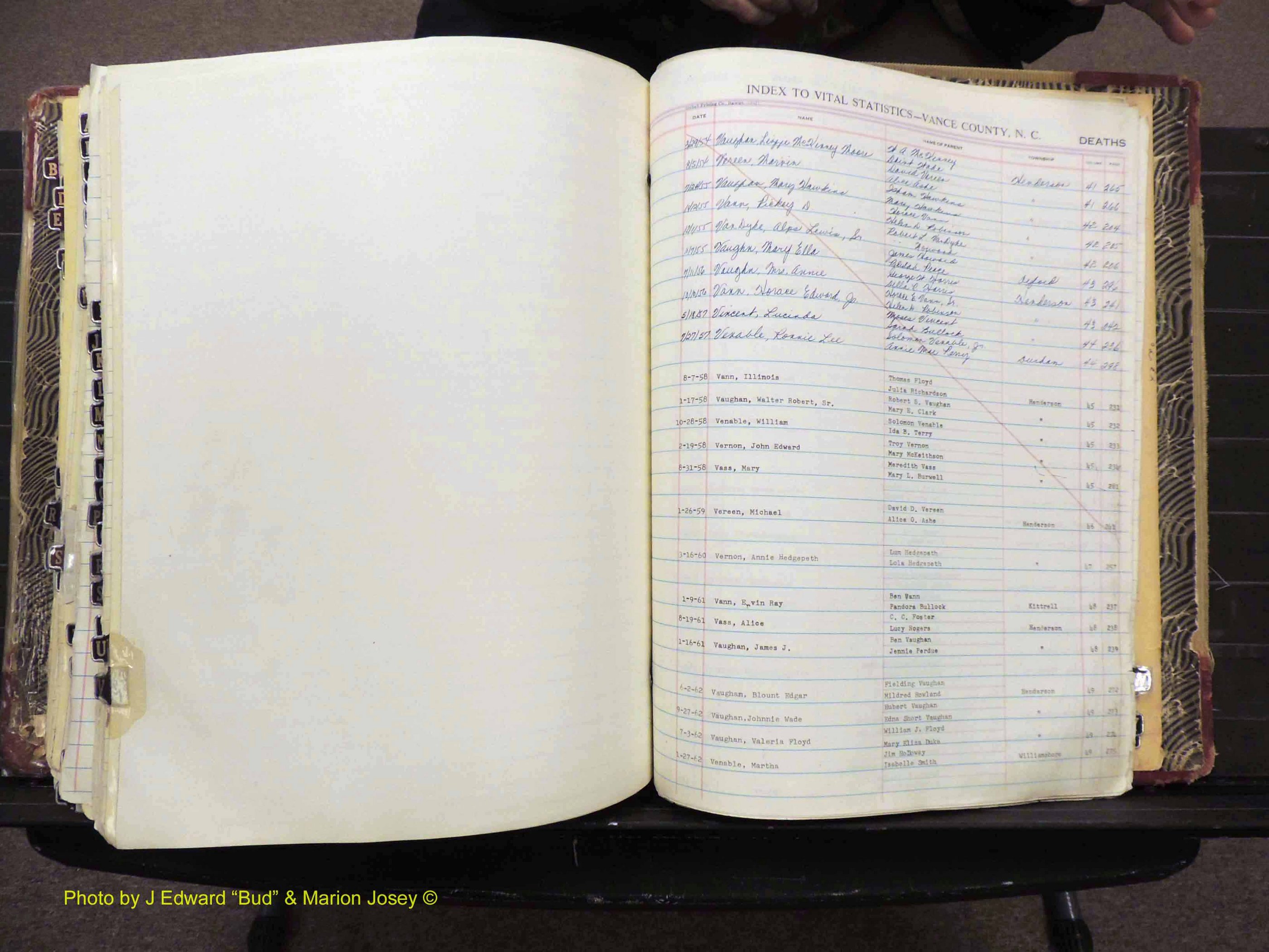 Vance Co, NC, Births & Deaths, A-Z, 1960-1974 (481).JPG