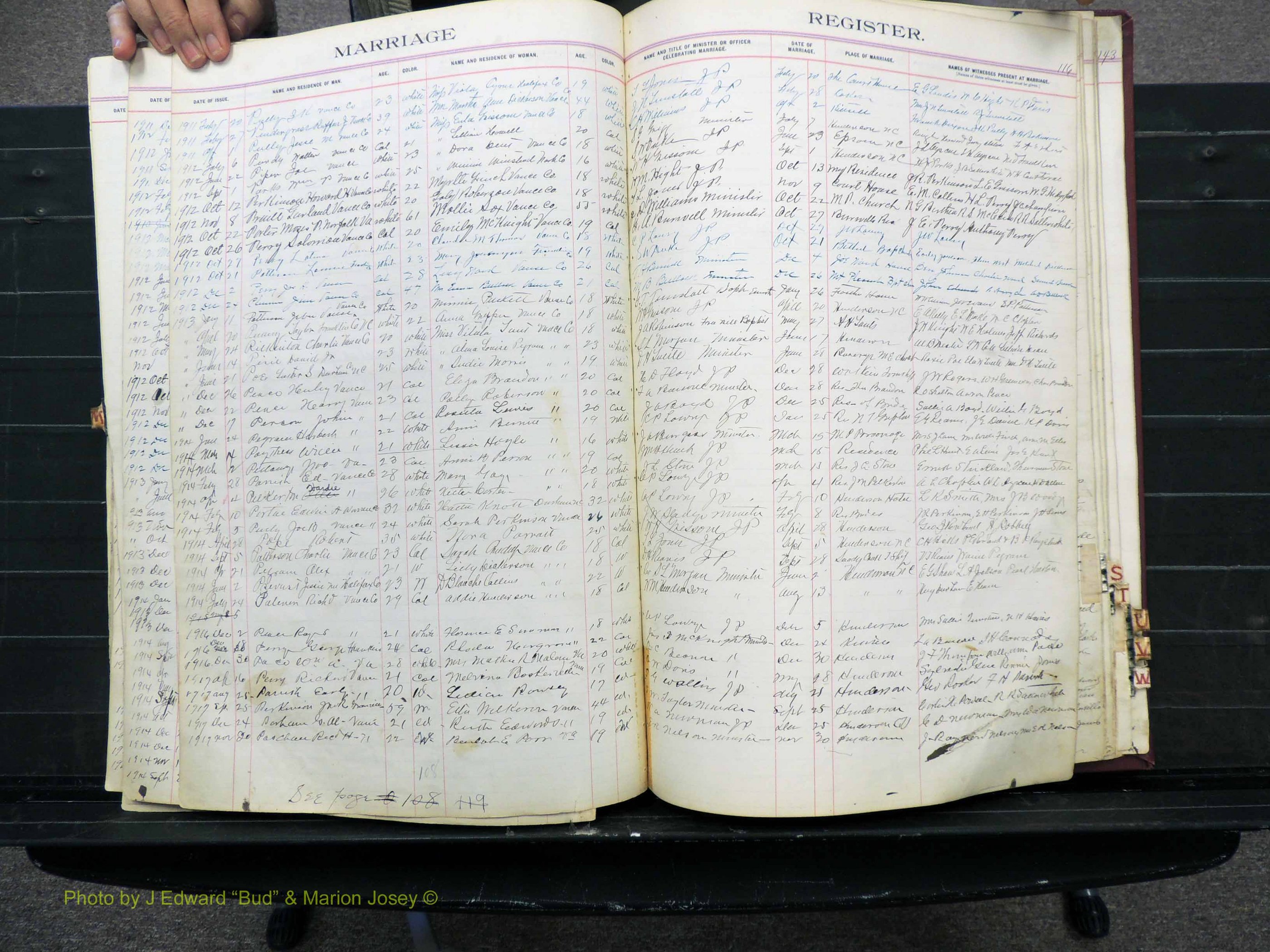 Vance Co, NC, Marriages, A-Z, 1898-1919 (189).JPG
