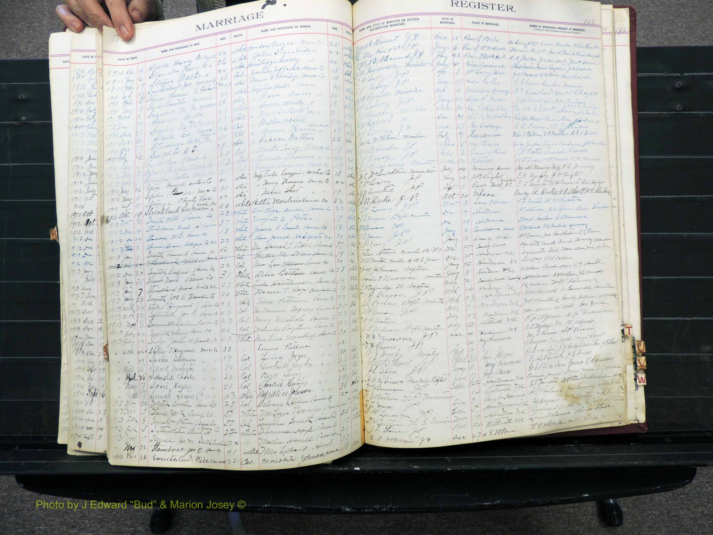 Vance Co, NC, Marriages, A-Z, 1898-1919 (195).JPG