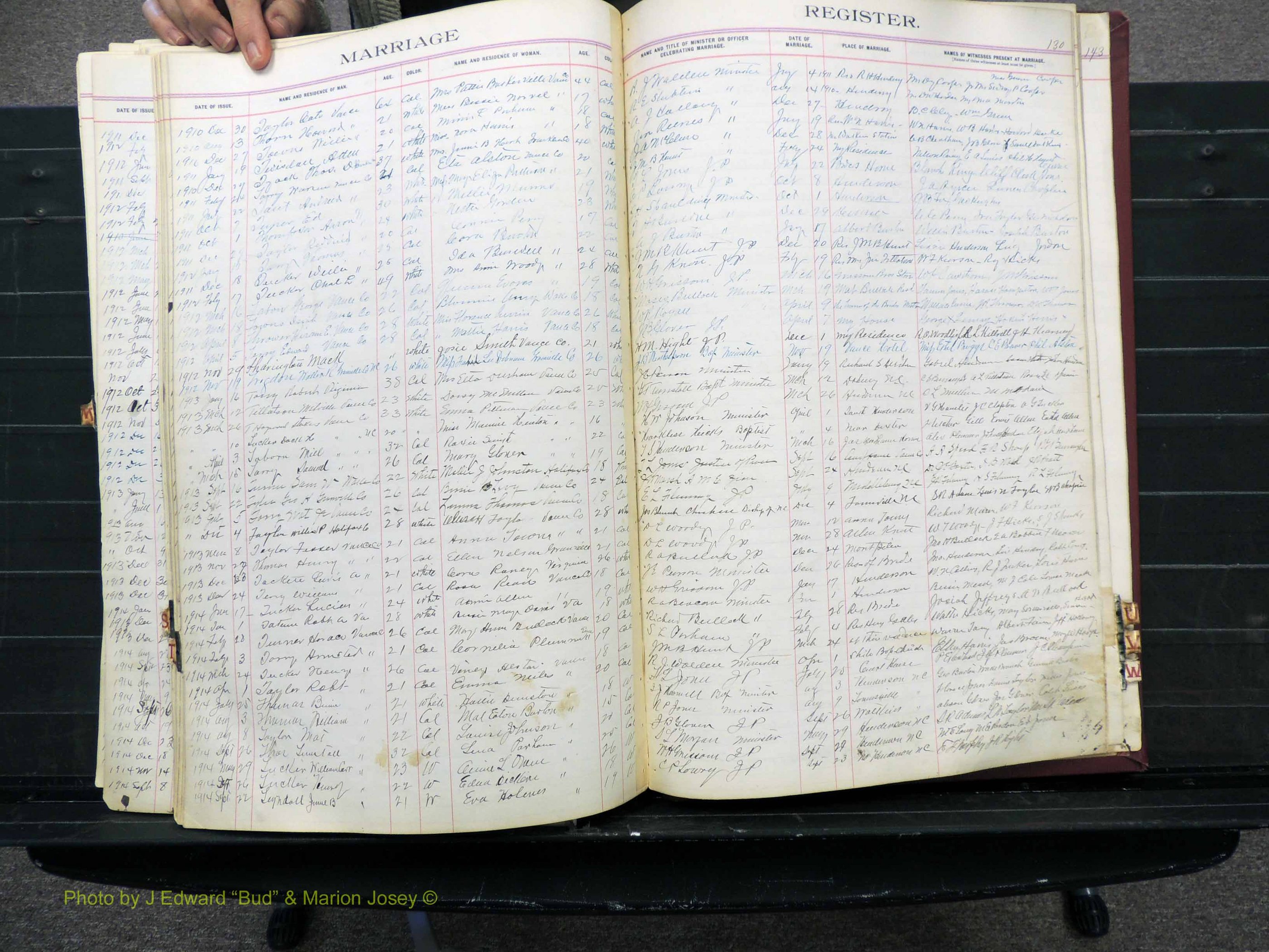 Vance Co, NC, Marriages, A-Z, 1898-1919 (201).JPG