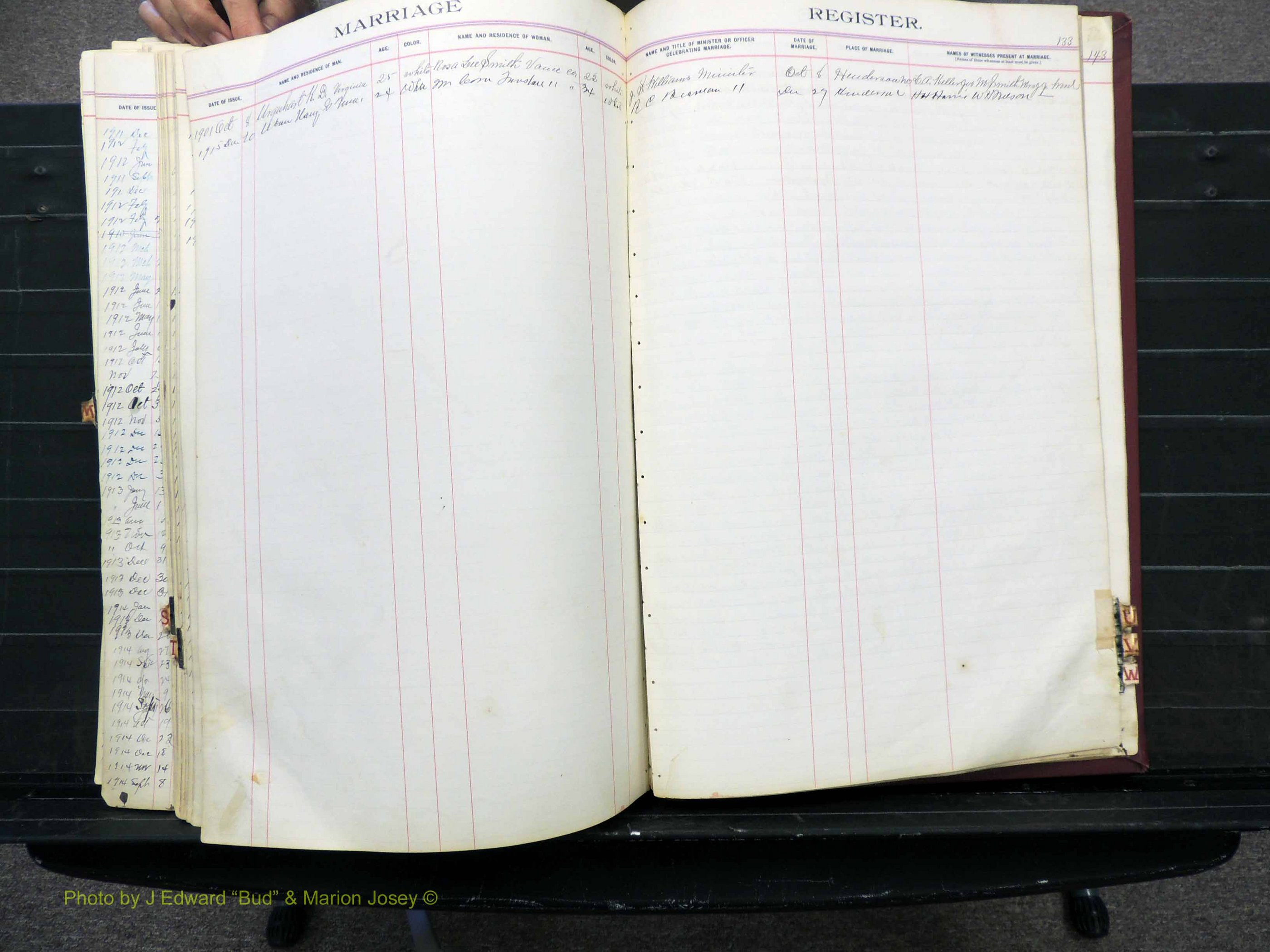 Vance Co, NC, Marriages, A-Z, 1898-1919 (204).JPG
