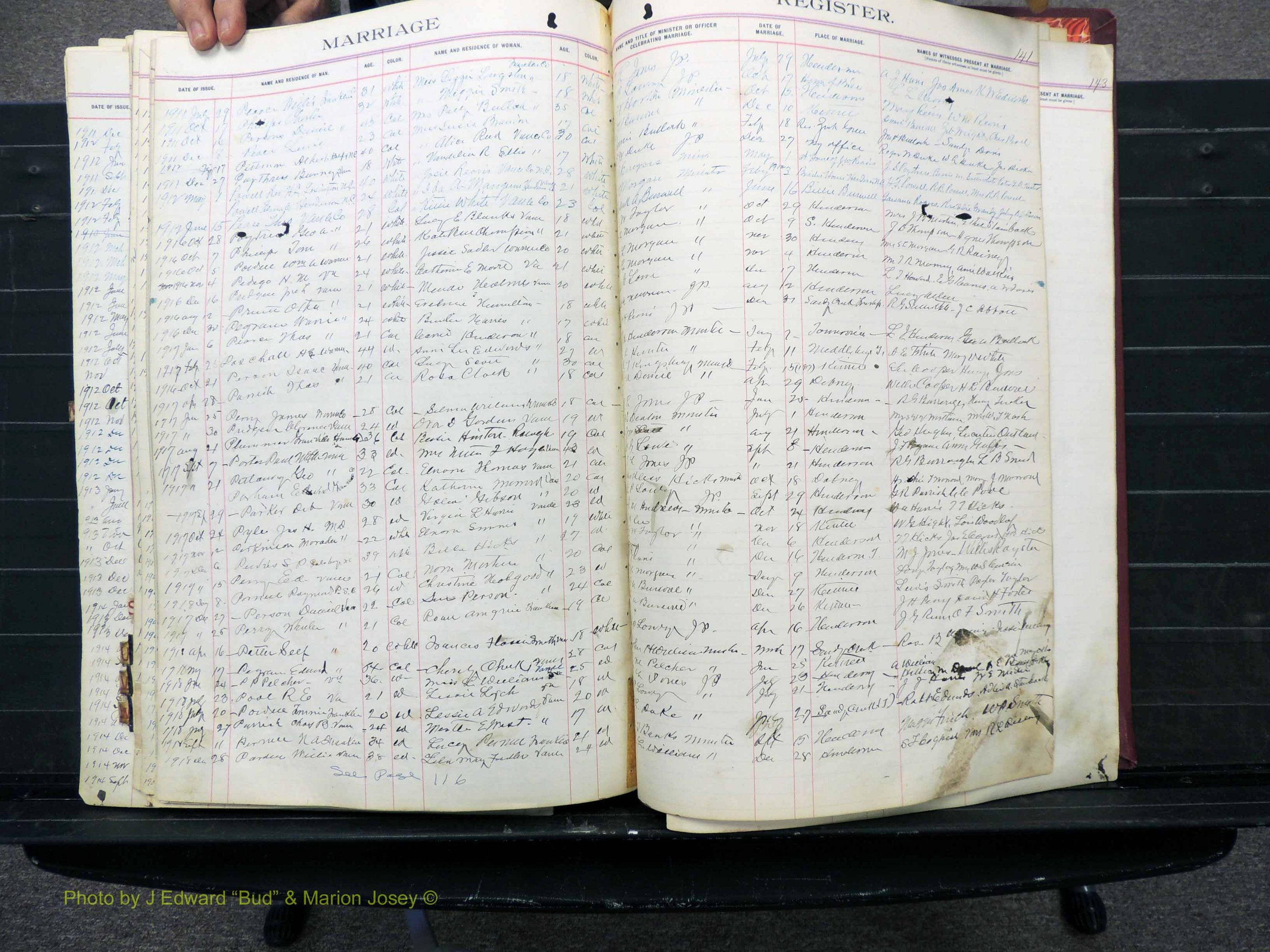 Vance Co, NC, Marriages, A-Z, 1898-1919 (215).JPG