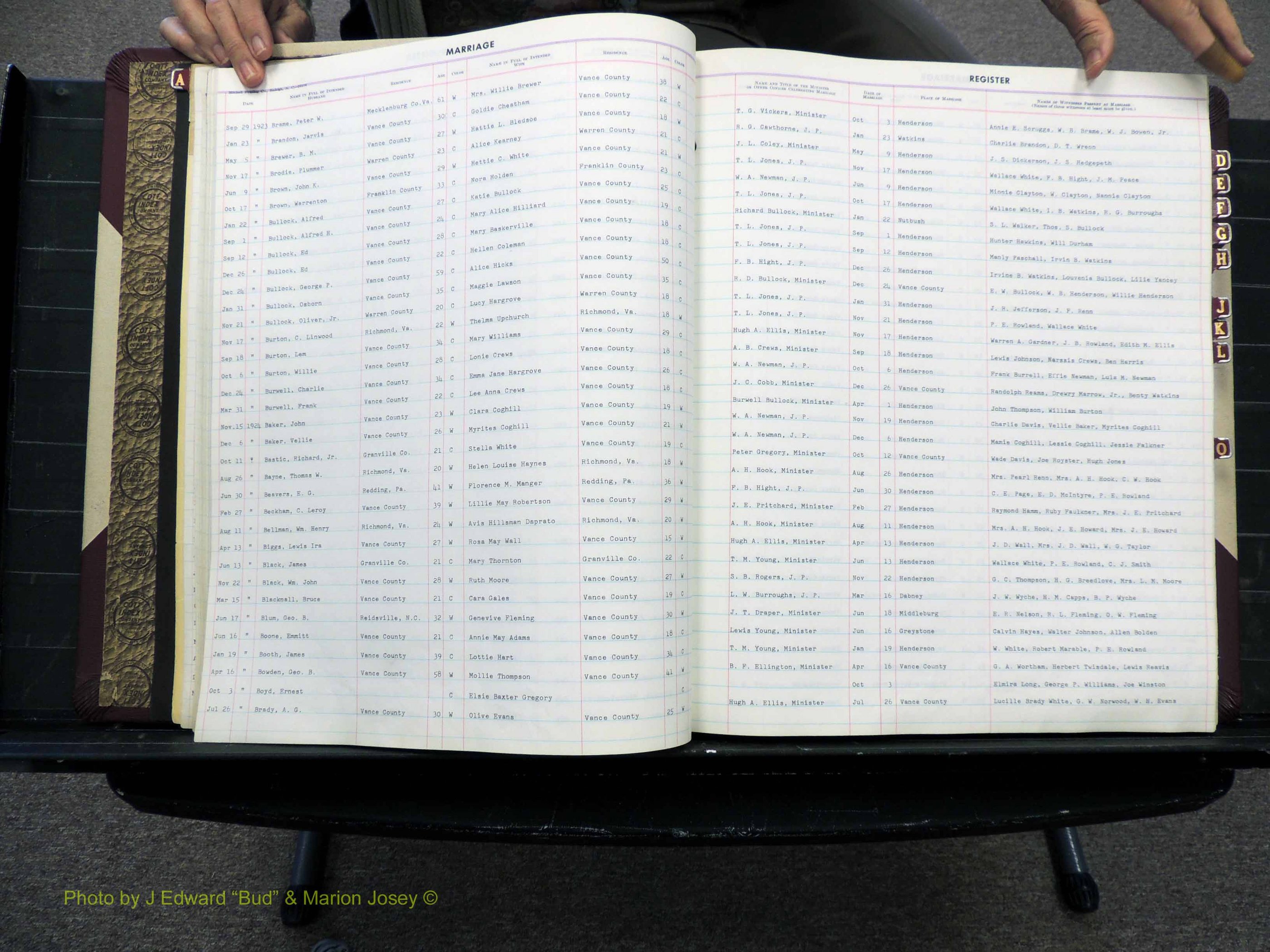 Vance Co, NC, Marriages, A-Z, 1900-1929 (127).JPG