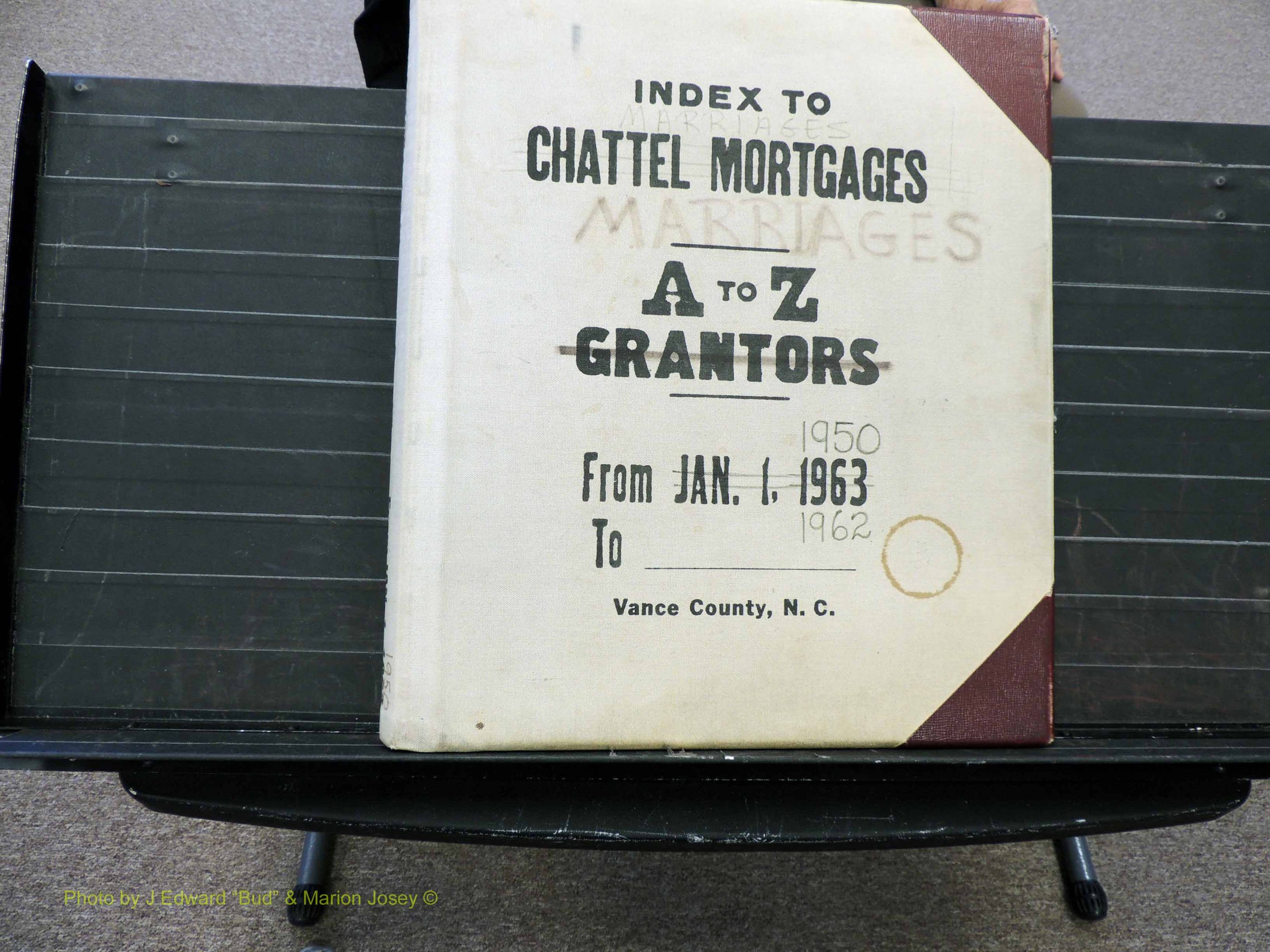 Vance Co, NC, Marriages, A-Z, 1950-1962 (100).JPG