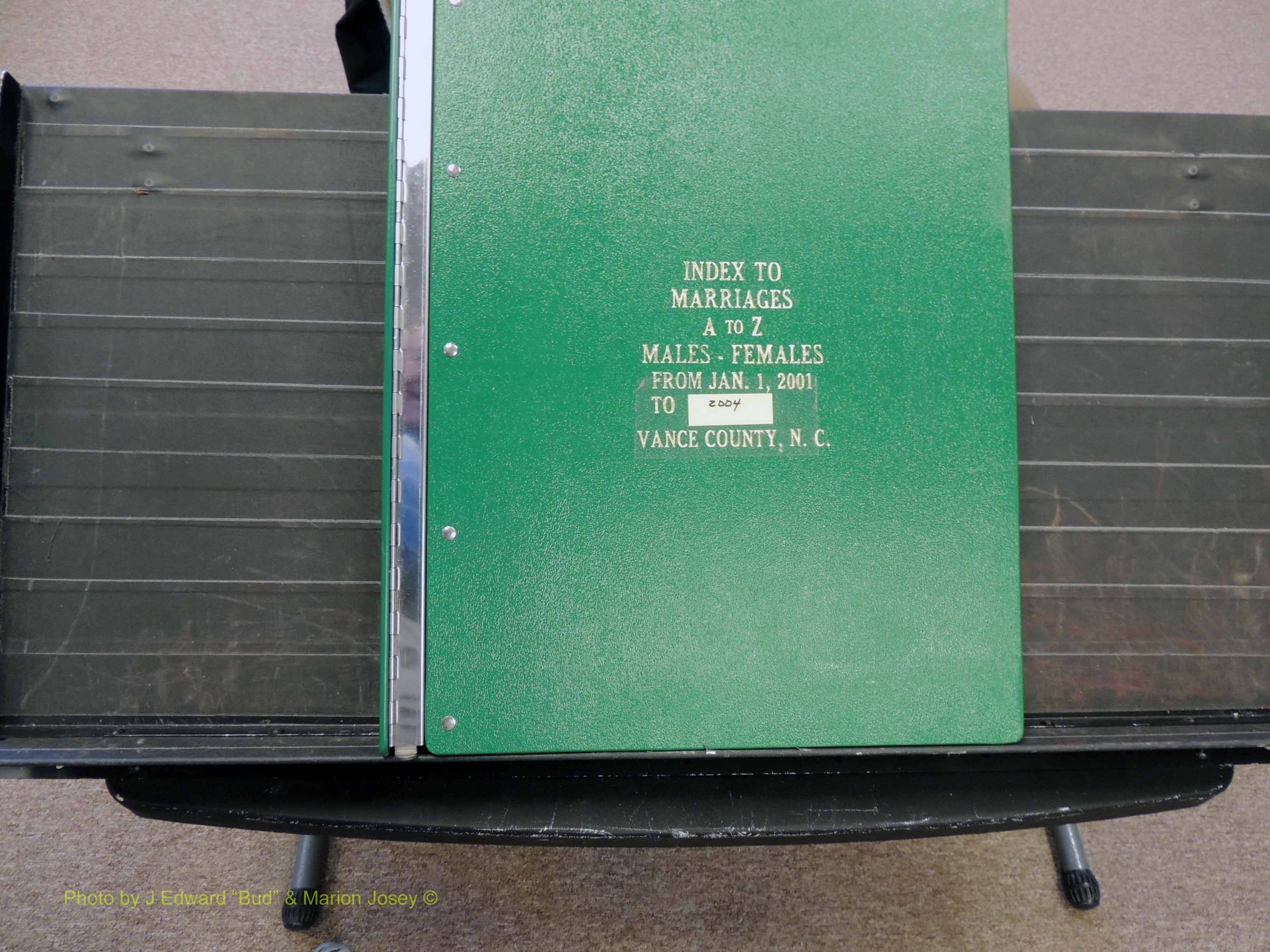 Vance Co, NC, Marriages, A-Z, 2001-2004 (100).JPG