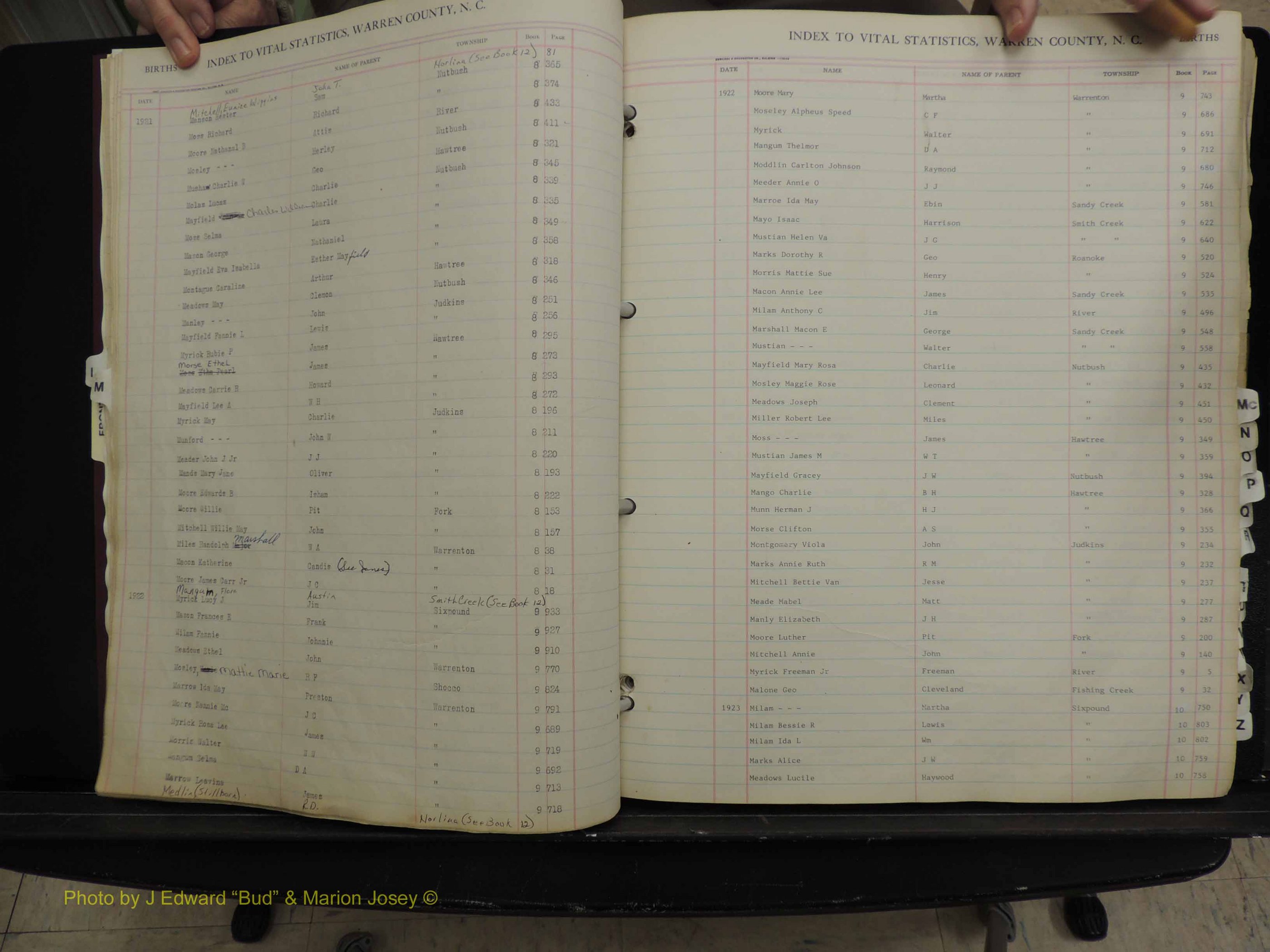 Warren Co, NC, Births, L-Z, 1914+ (116).JPG