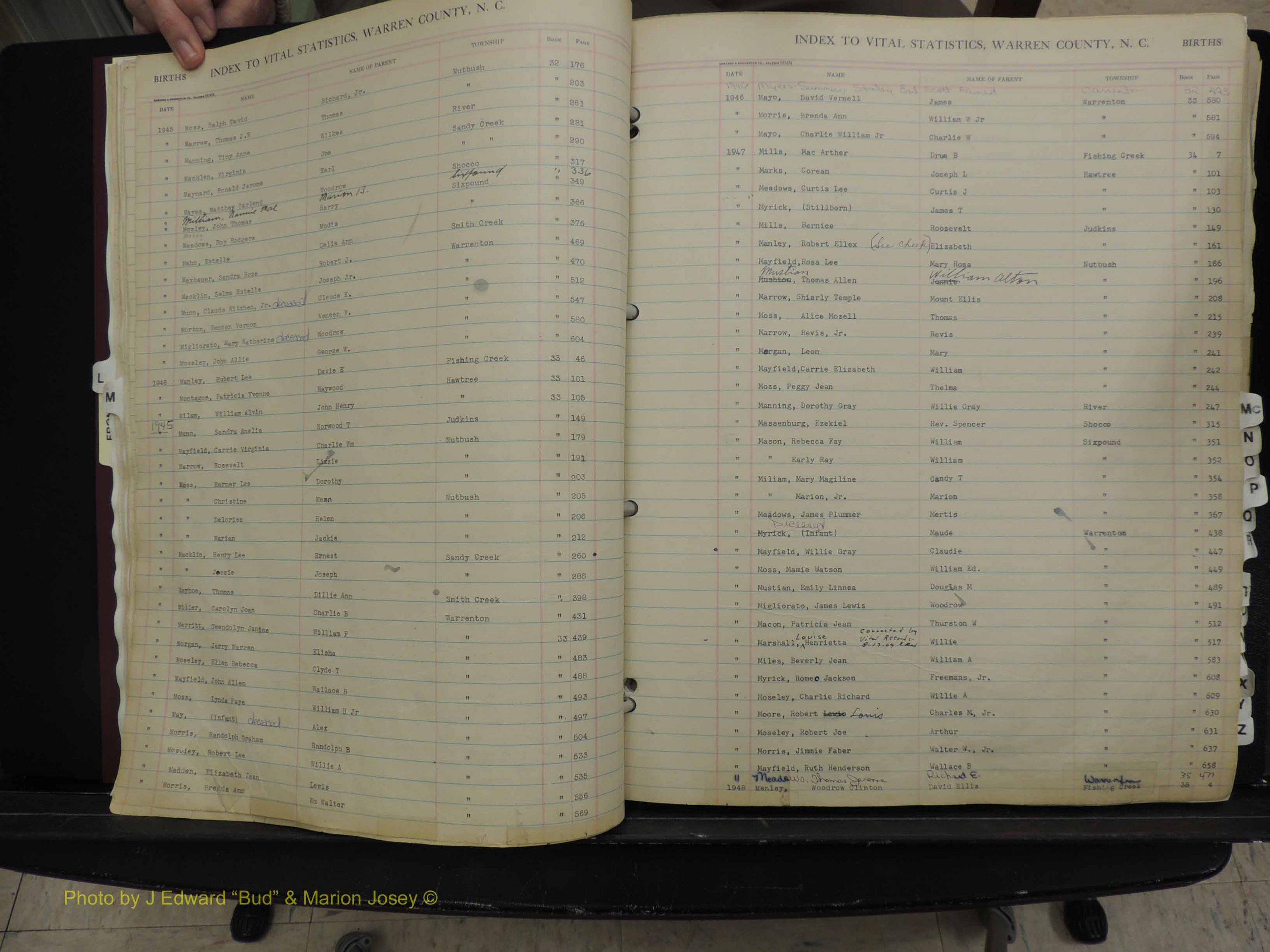 Warren Co, NC, Births, L-Z, 1914+ (125).JPG