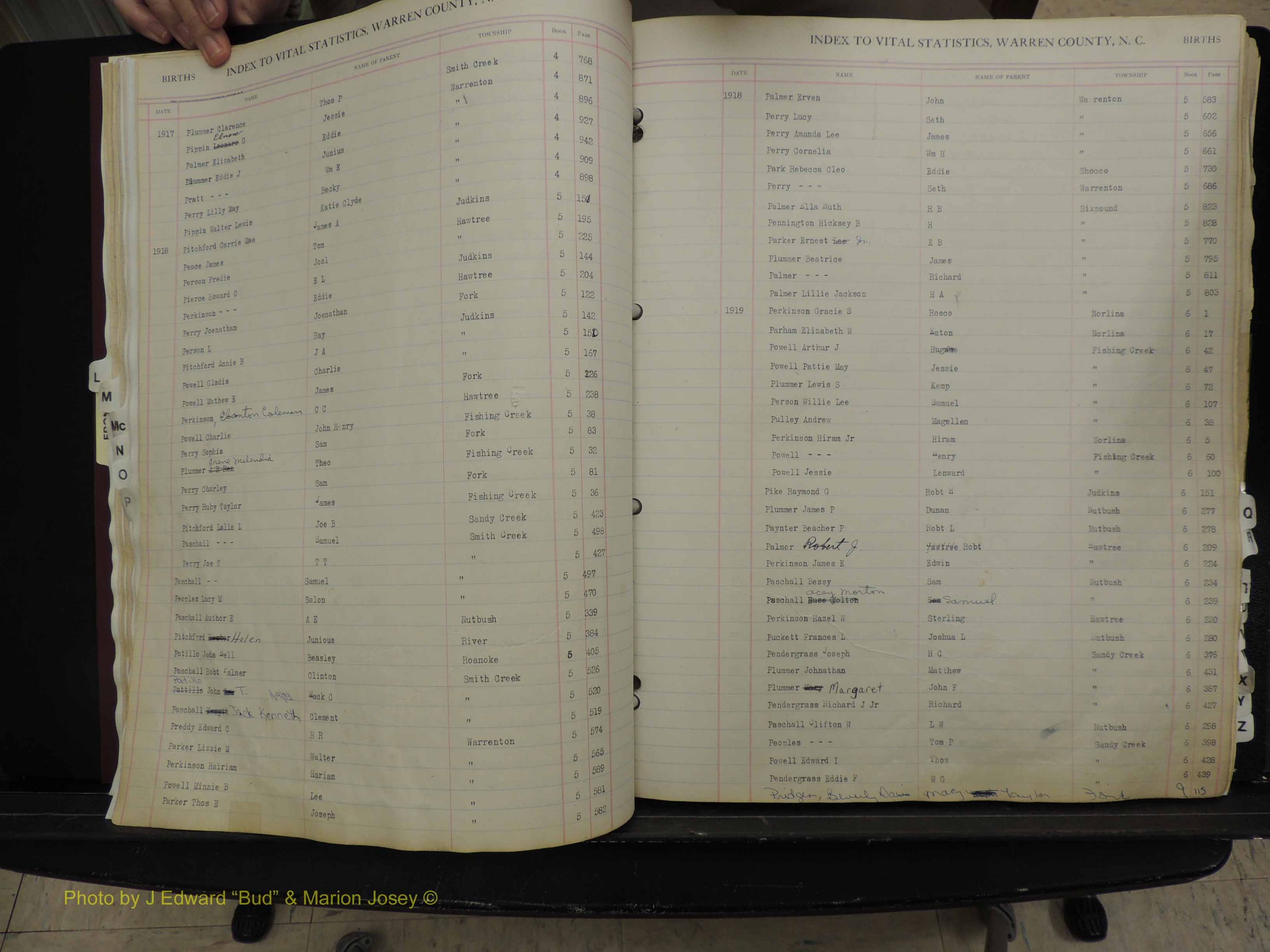 Warren Co, NC, Births, L-Z, 1914+ (146).JPG