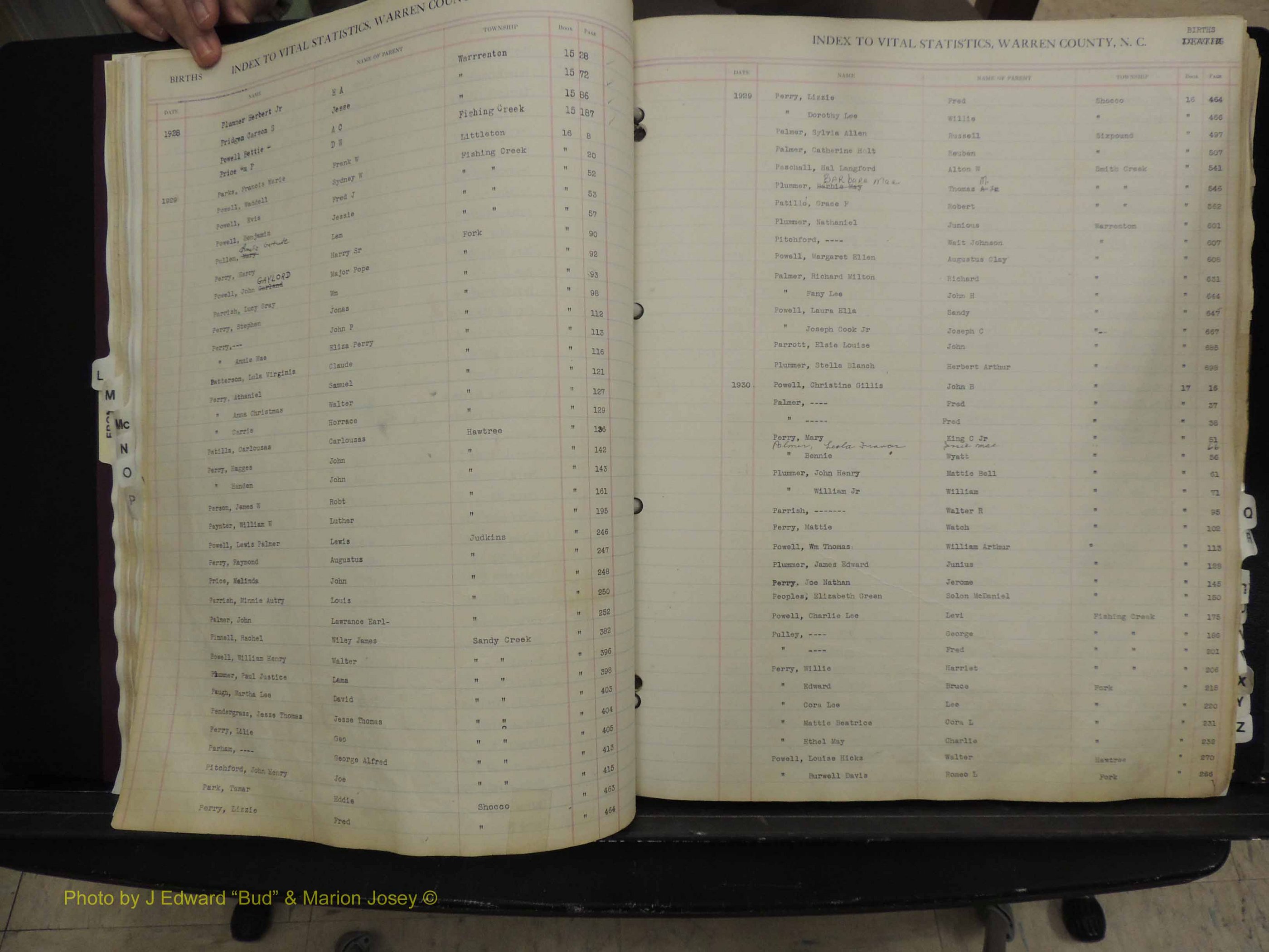 Warren Co, NC, Births, L-Z, 1914+ (154).JPG
