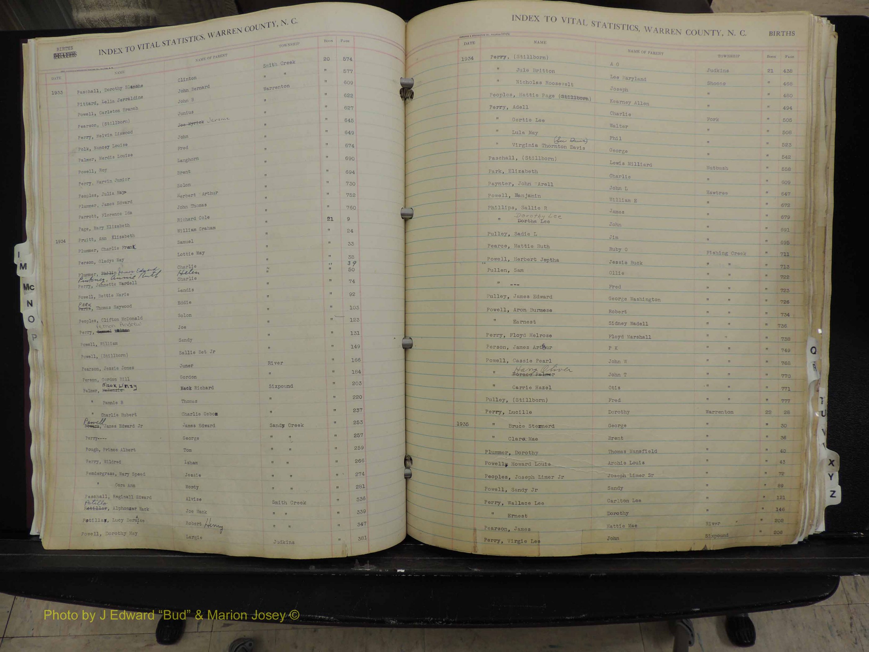 Warren Co, NC, Births, L-Z, 1914+ (157).JPG