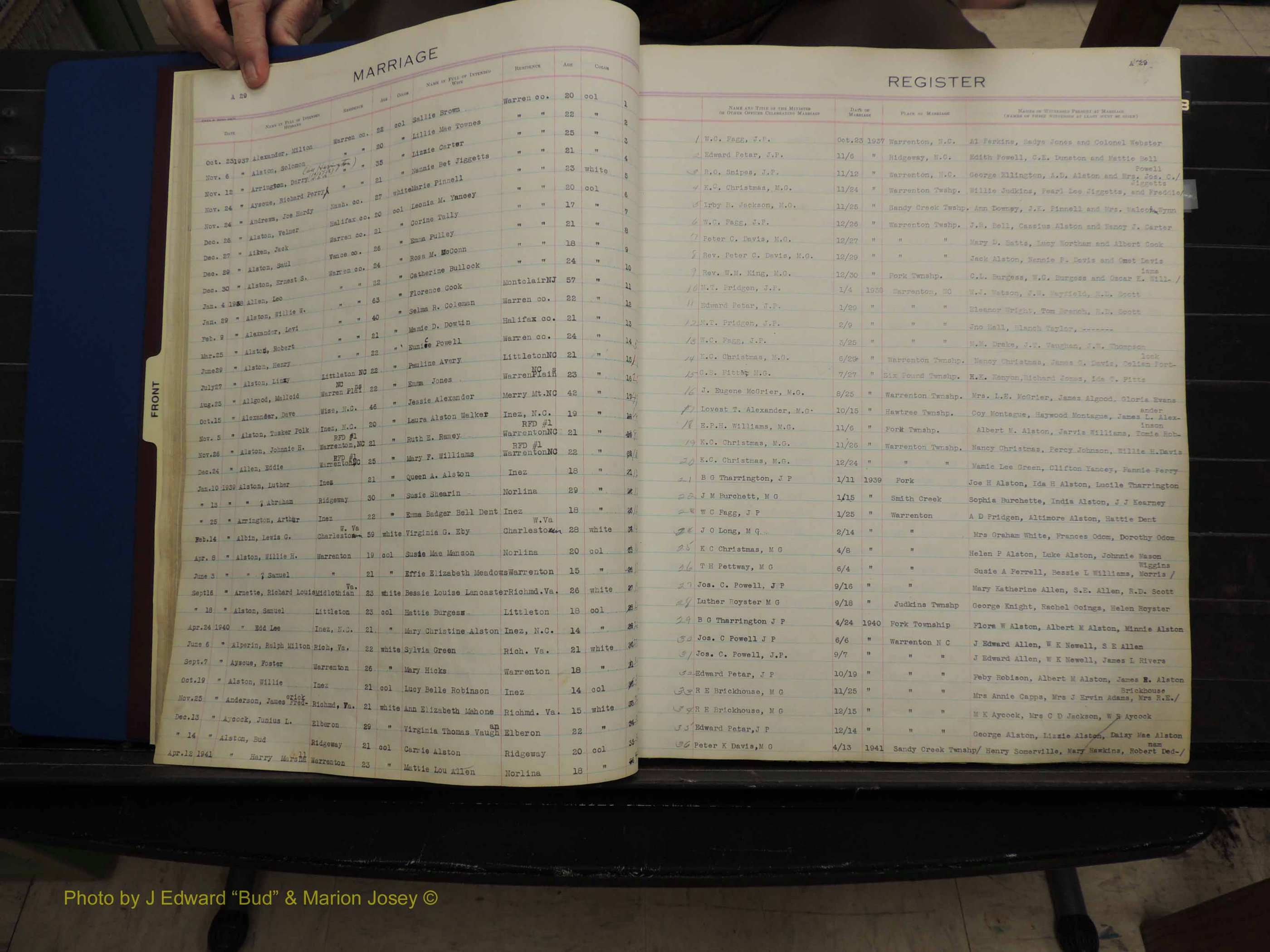 Warren Co, NC, Marriages, A-G, 1867-1978 (129).JPG