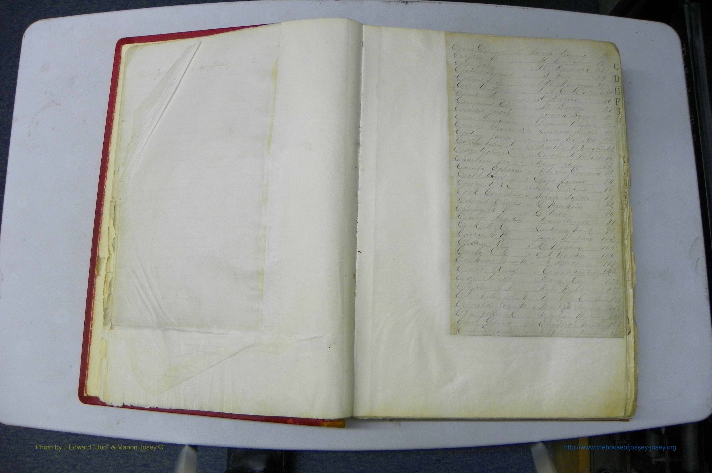 Was GA, Marriages Book A, 1828 - 1852, Index C.JPG