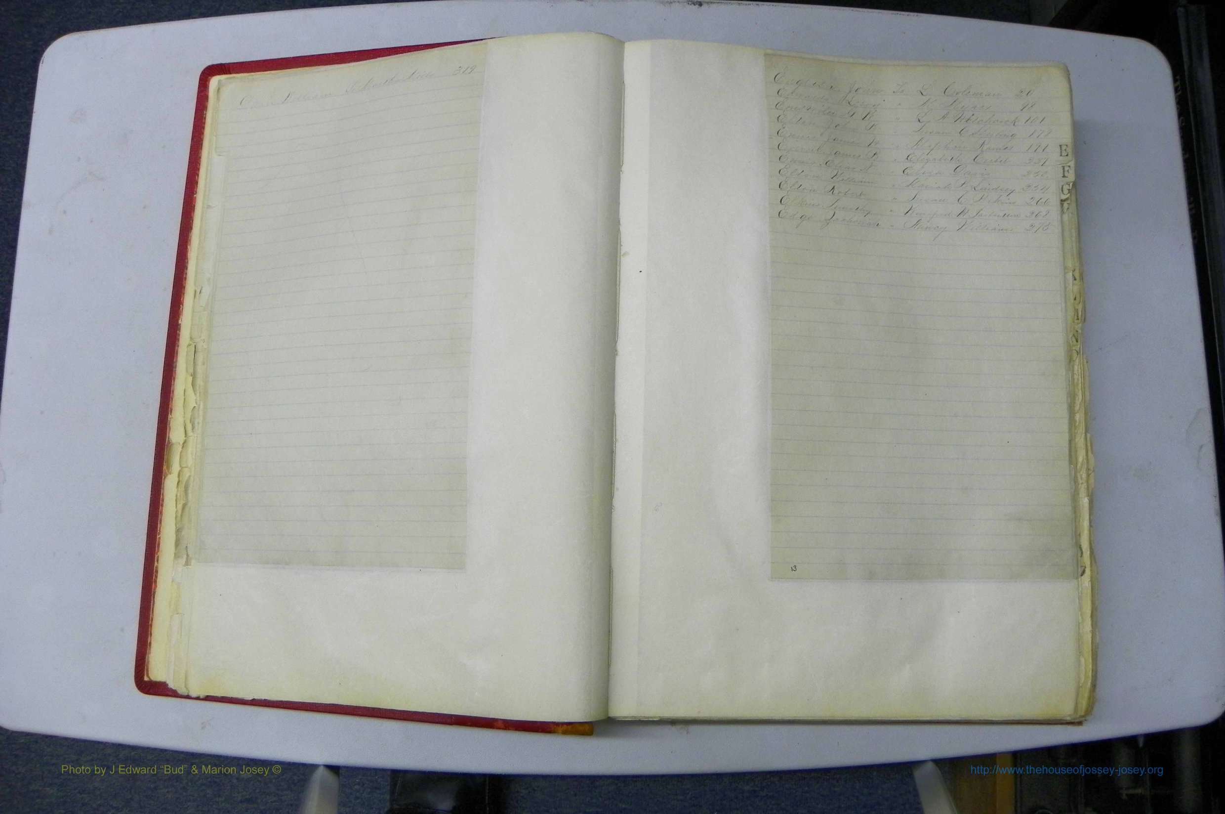 Was GA, Marriages Book A, 1828 - 1852, Index E.JPG