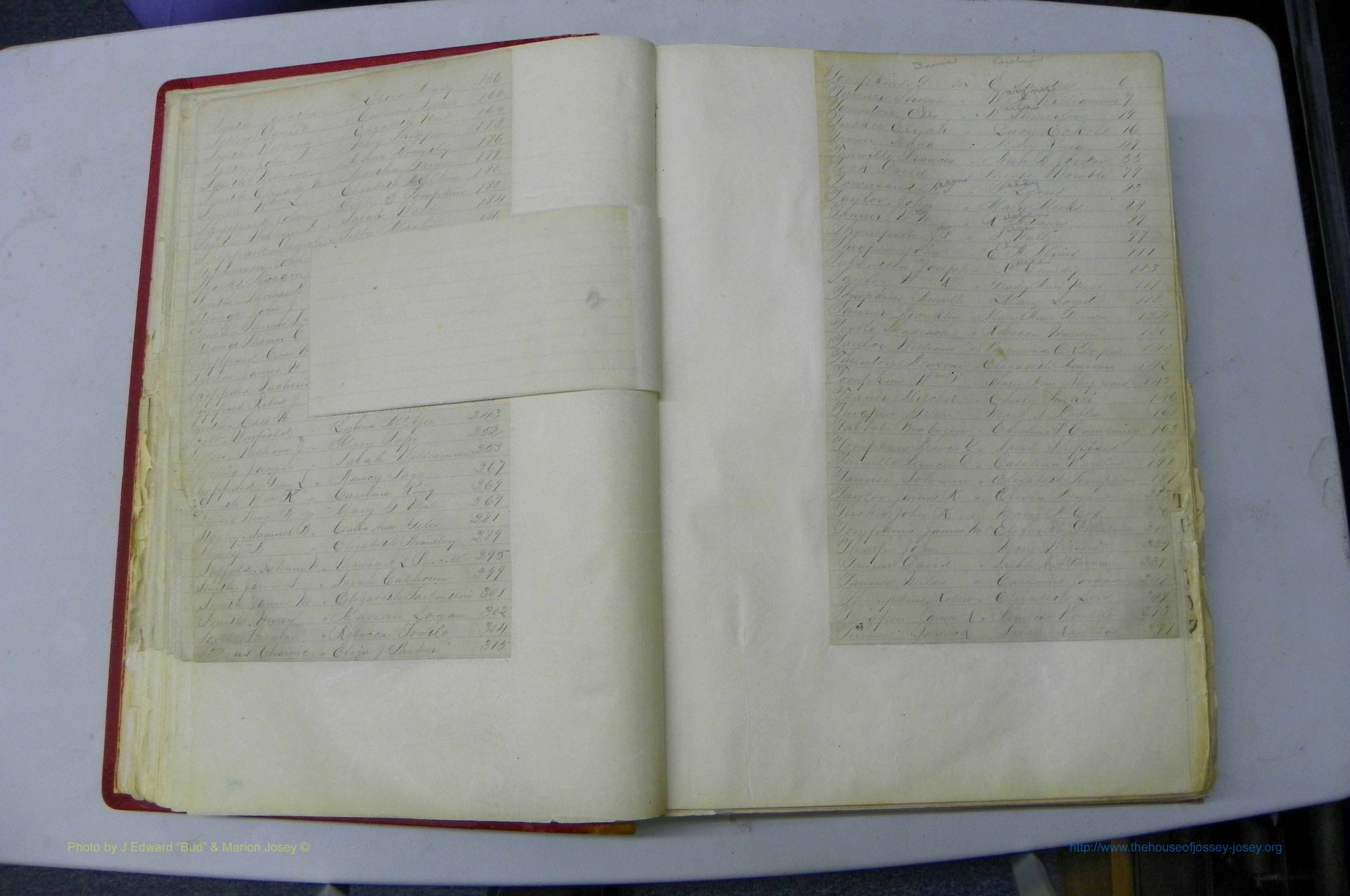 Was GA, Marriages Book A, 1828 - 1852, Index S2 & T.JPG