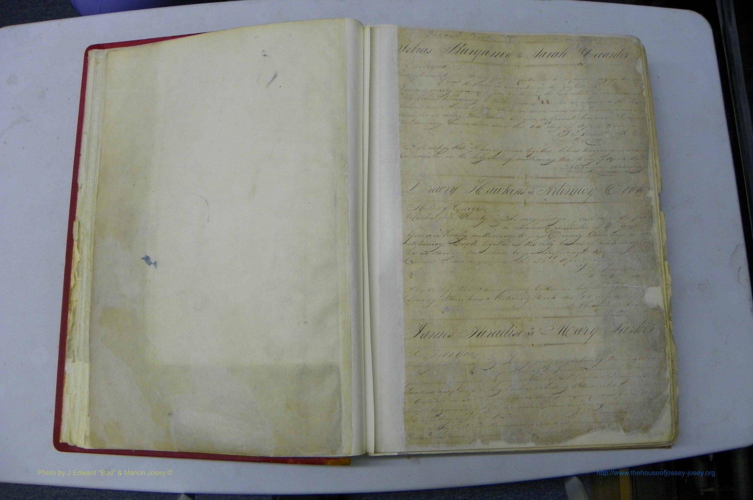 Was GA, Marriages Book A, 1828 - 1852, P 002.JPG