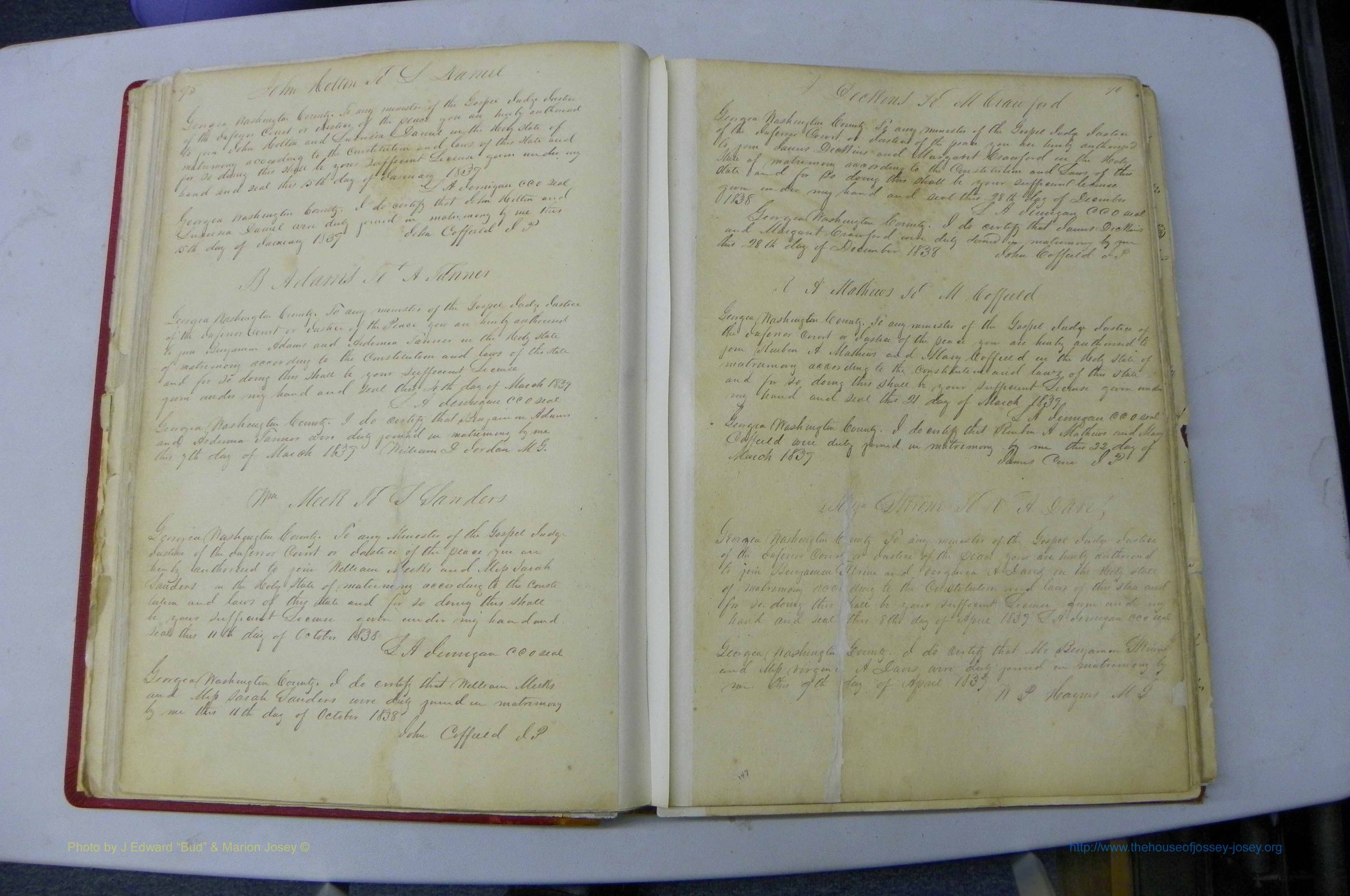 Was GA, Marriages Book A, 1828 - 1852, P 095-096.JPG