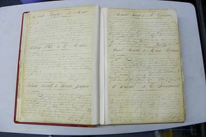 Was GA, Marriages Book A, 1828 - 1852, P 011-012.JPG