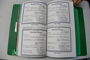 Was GA, Marriages Book AA, 2007 - 2009, P 118-119.JPG