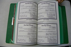 Was GA, Marriages Book AA, 2007 - 2009, P 150-151.JPG