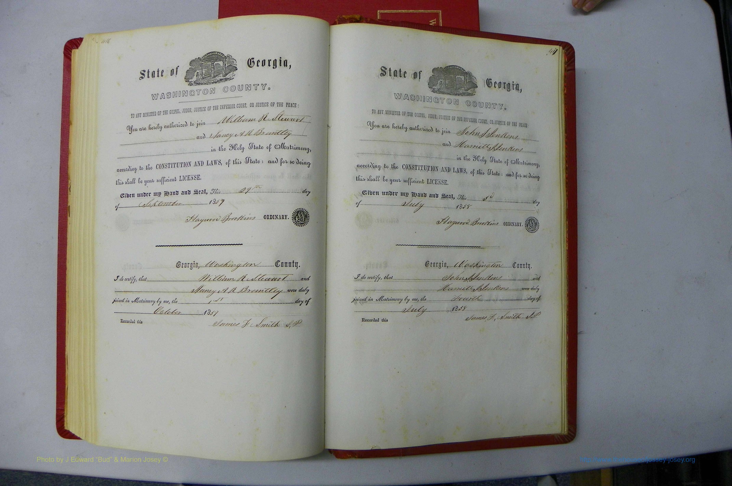Was GA, Marriages Book B, 1852 - 1860, P 416-417.JPG