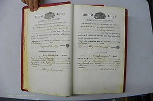 Was GA, Marriages Book B, 1852 - 1860, P 006-007.JPG