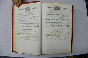 Was GA, Marriages Book B, 1852 - 1860, P 012-013.JPG