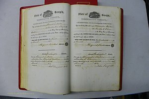 Was GA, Marriages Book B, 1852 - 1860, P 048-049.JPG