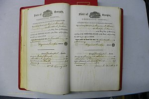 Was GA, Marriages Book B, 1852 - 1860, P 066-067.JPG